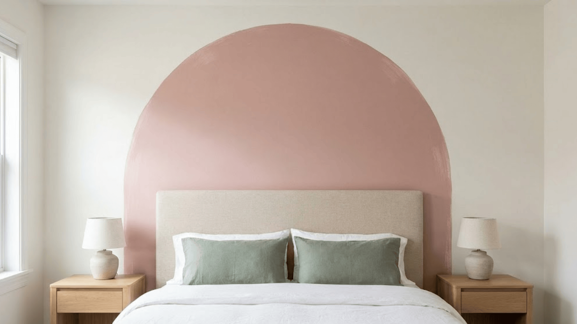 DIY arch wall accent