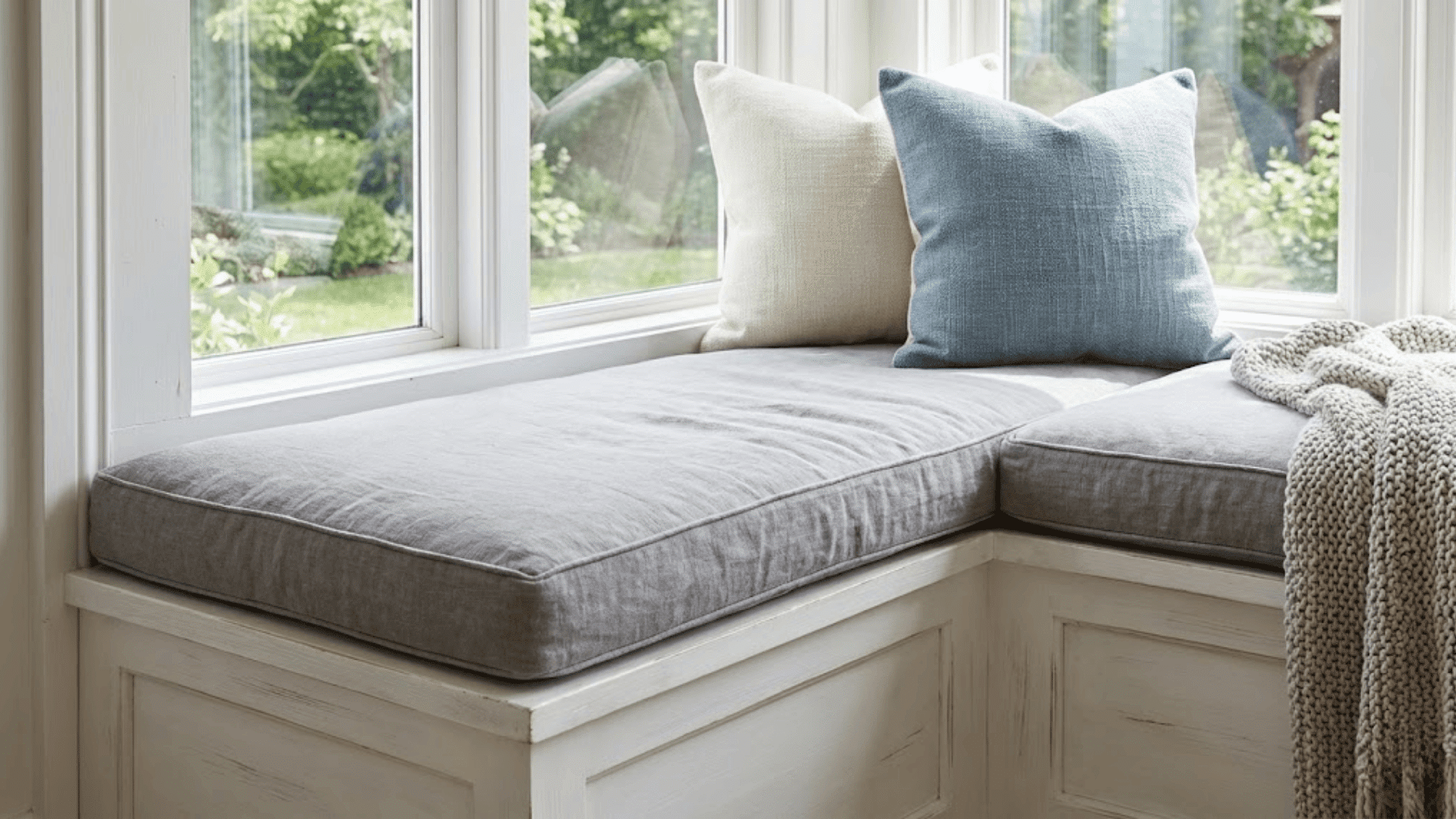 DIY bench cushion or seat pad