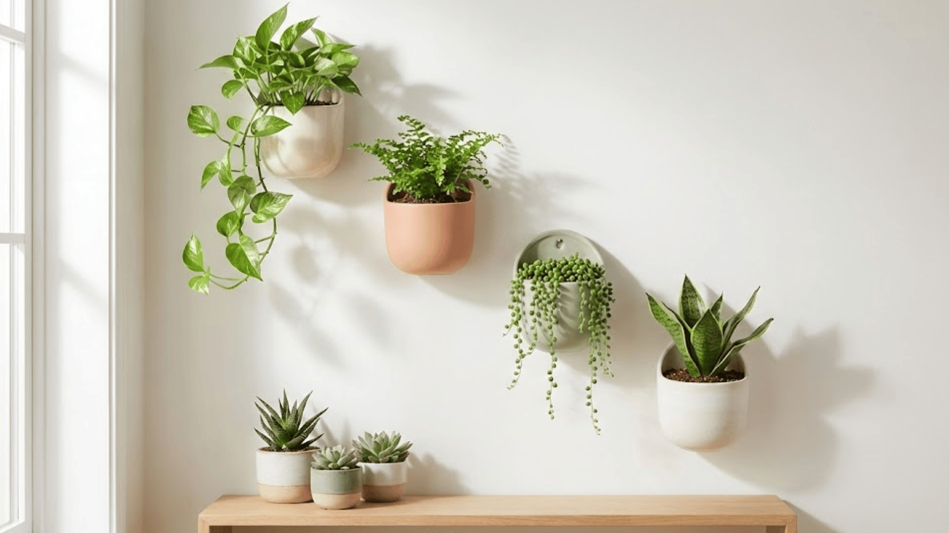 DIY wall planters