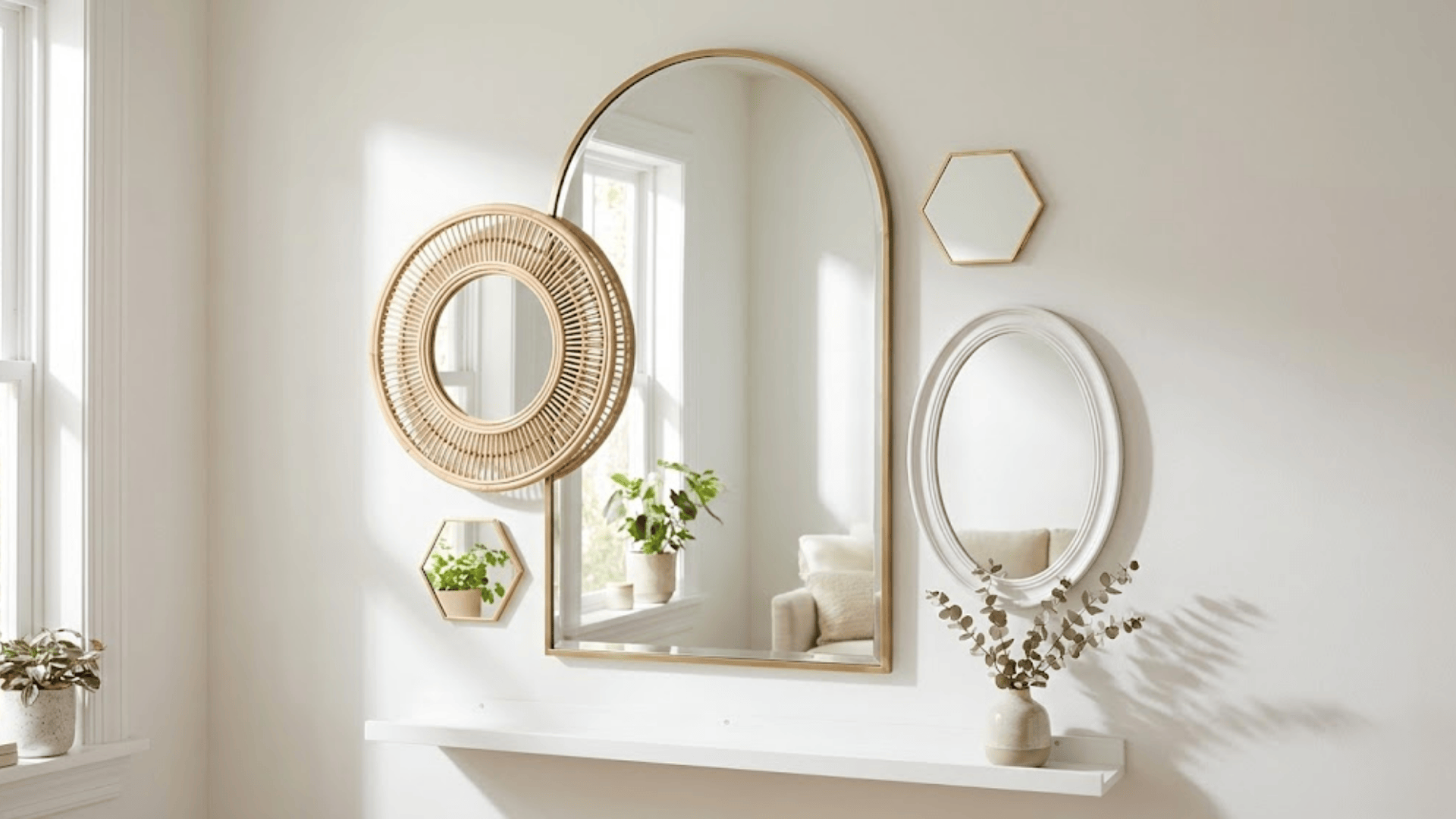 aesthetic mirror wall