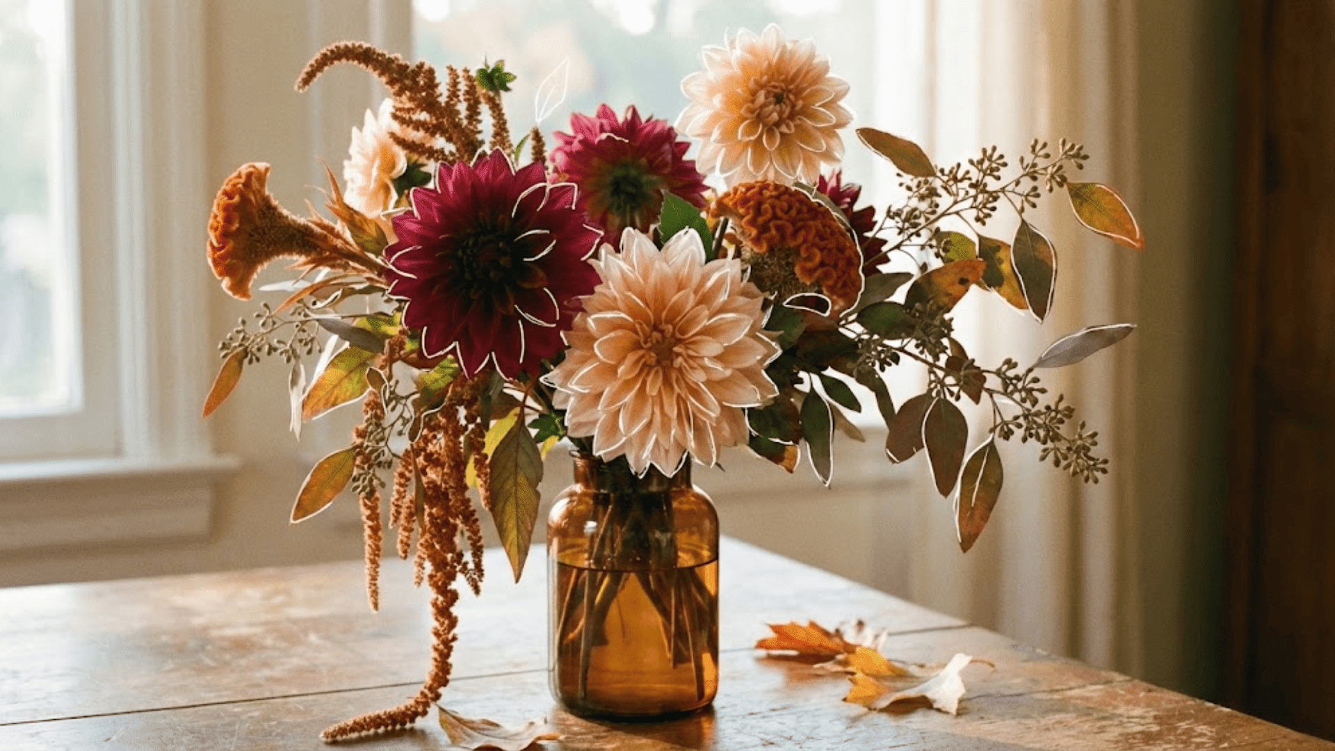 autumn harvest arrangement