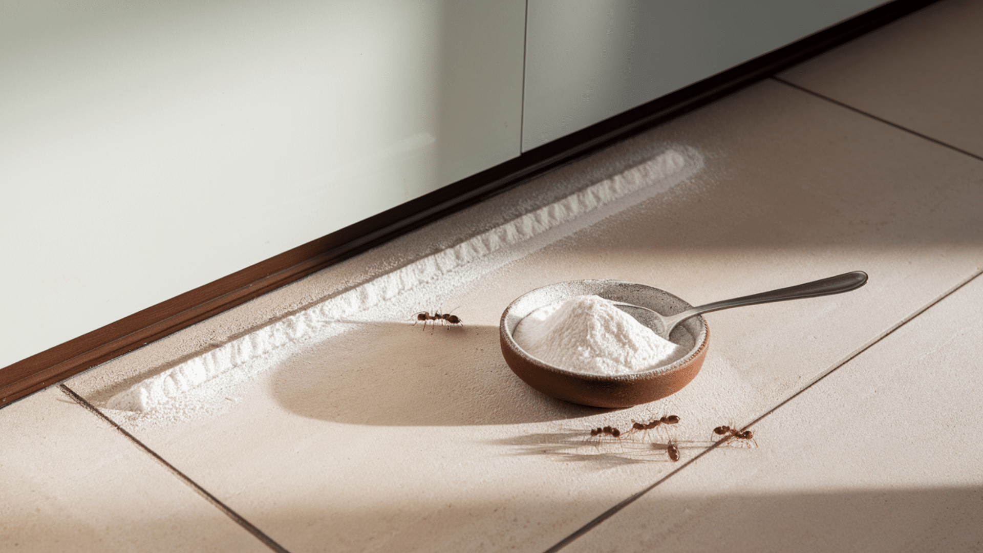 baking soda ant barrier