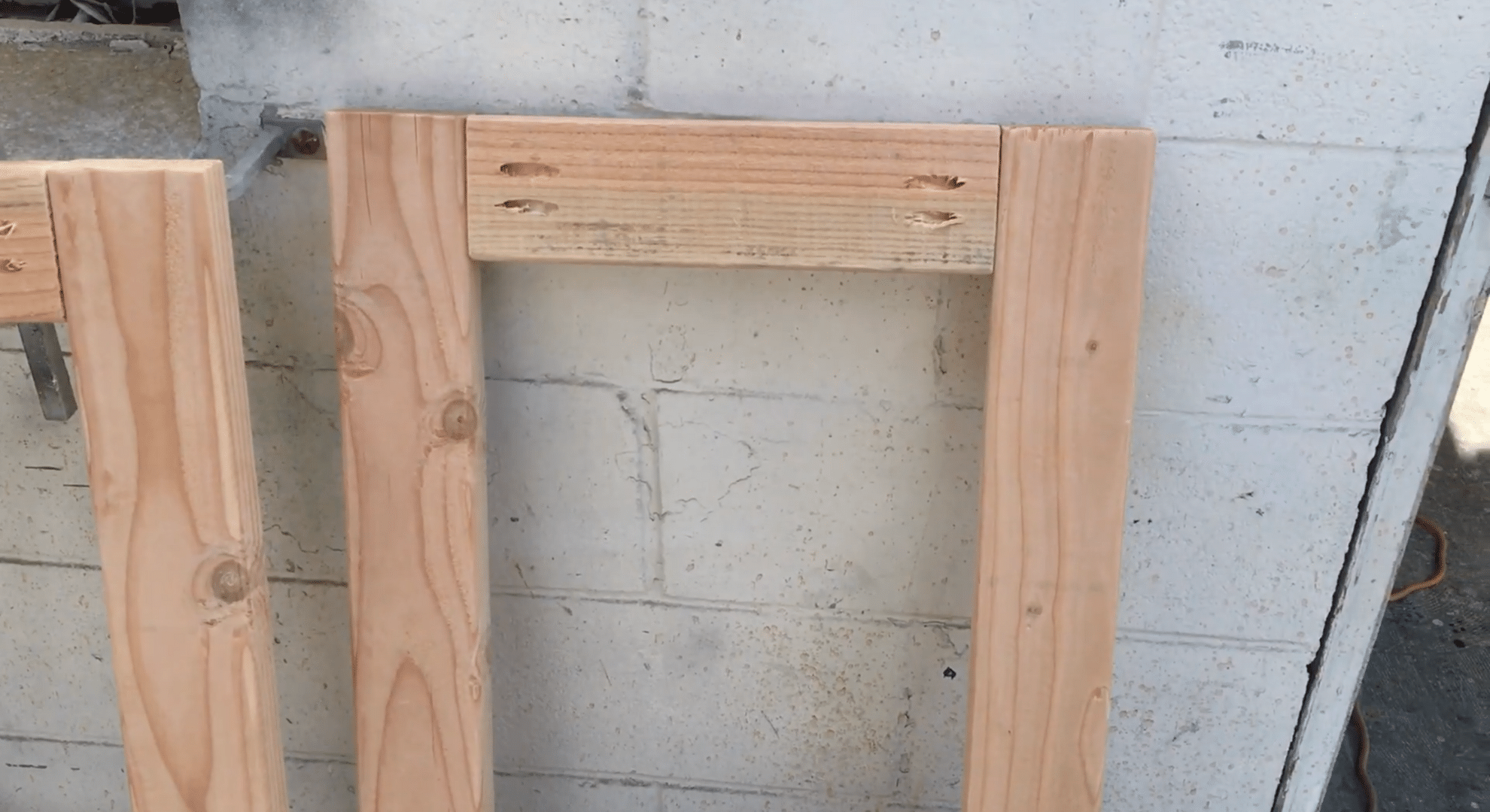 build two end frames