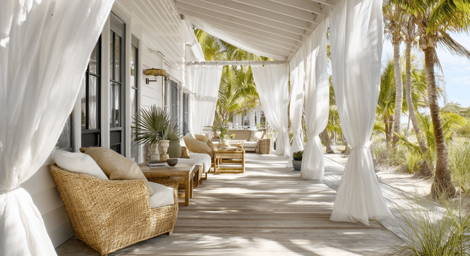 coastal breezy curtains