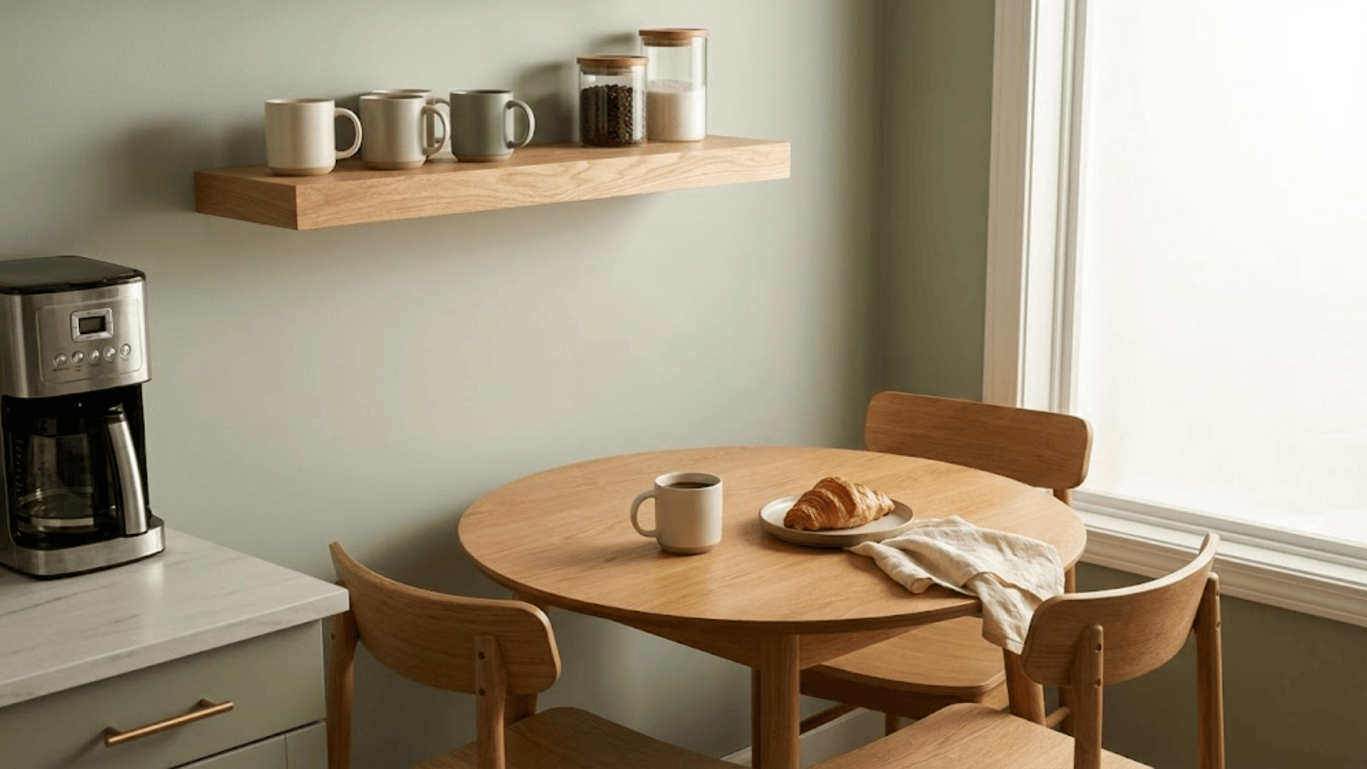 coffee breakfast nook combo