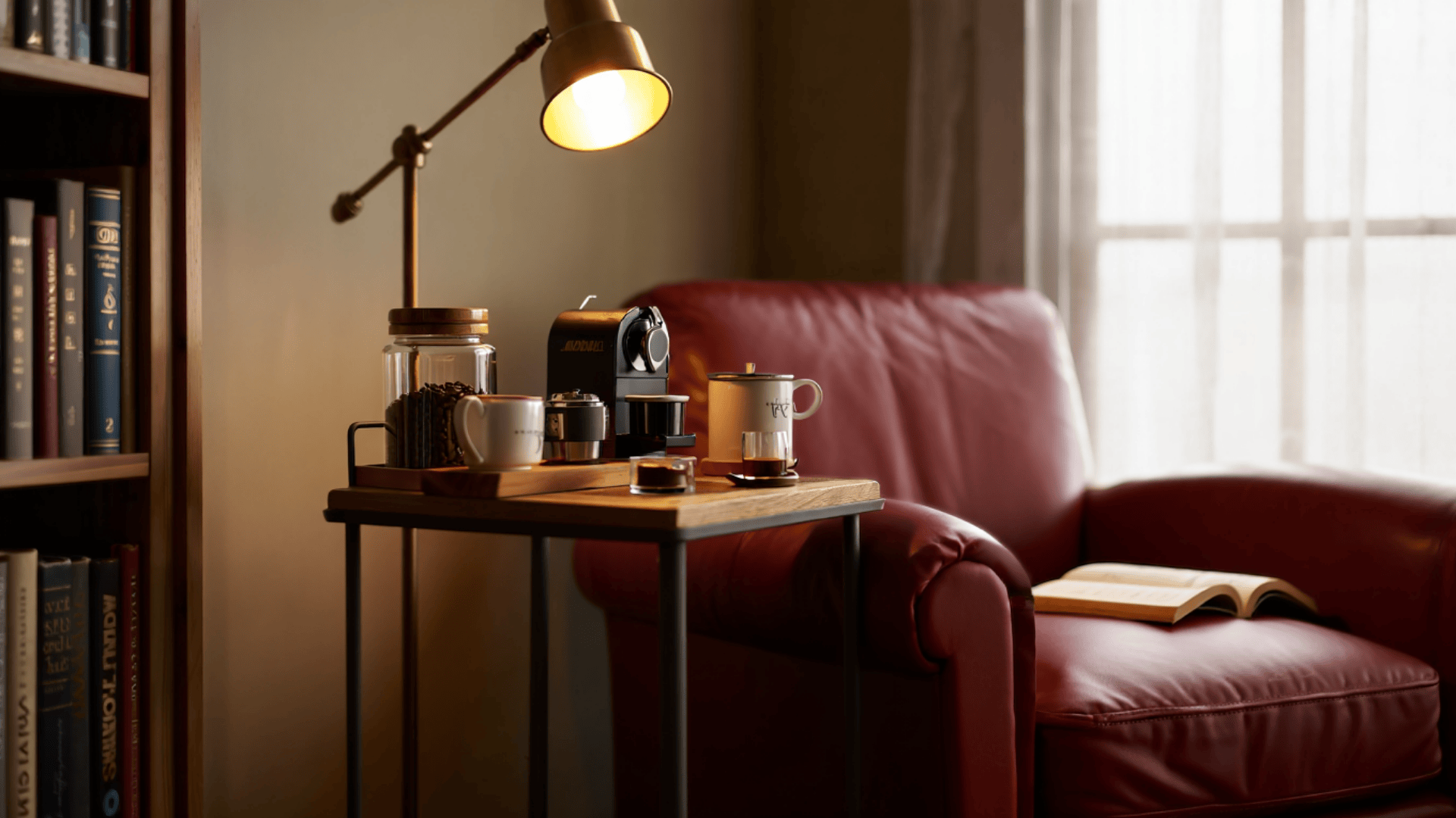 coffee reading relaxation nook