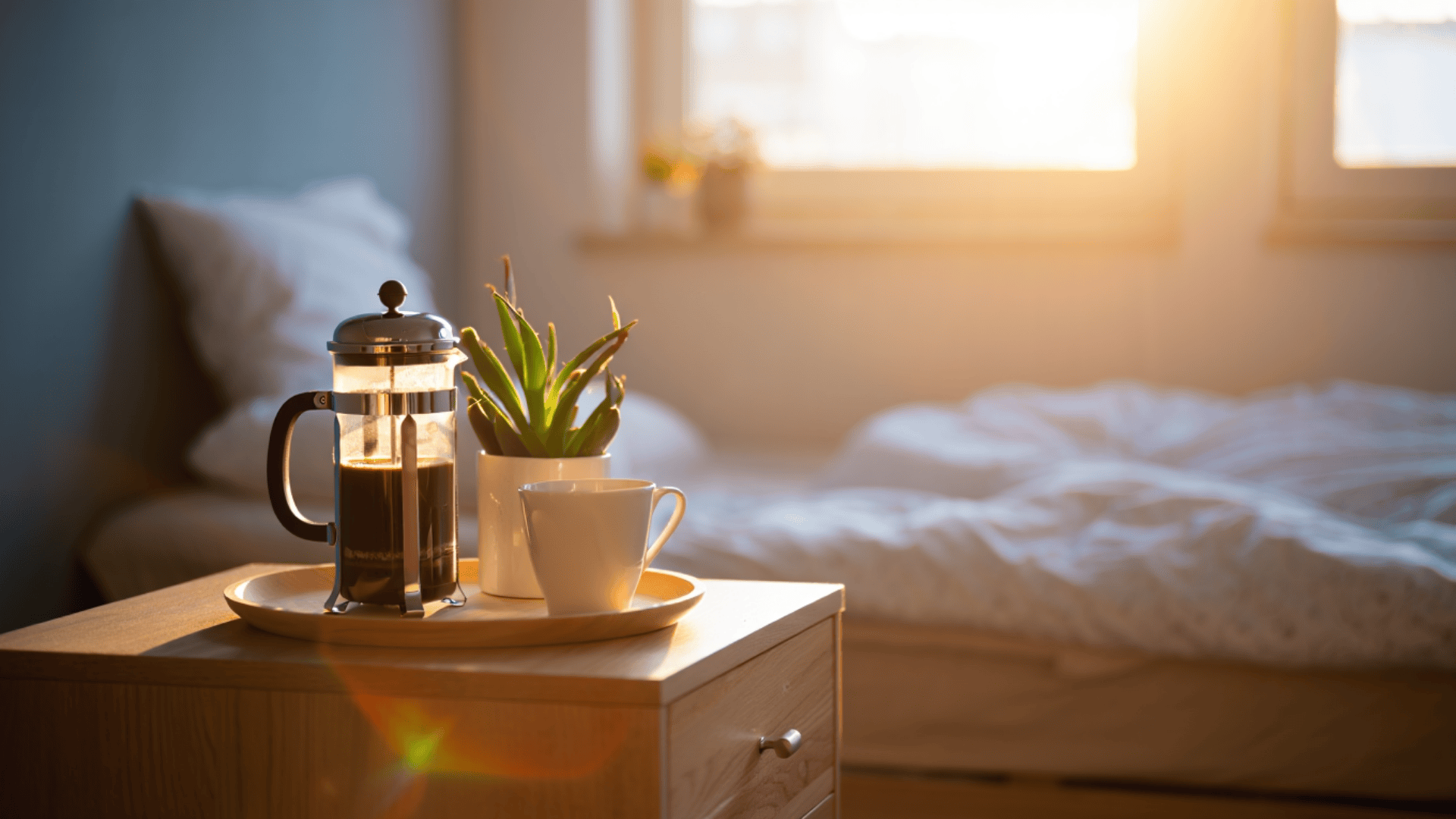 coffee station nook in unlikely spaces