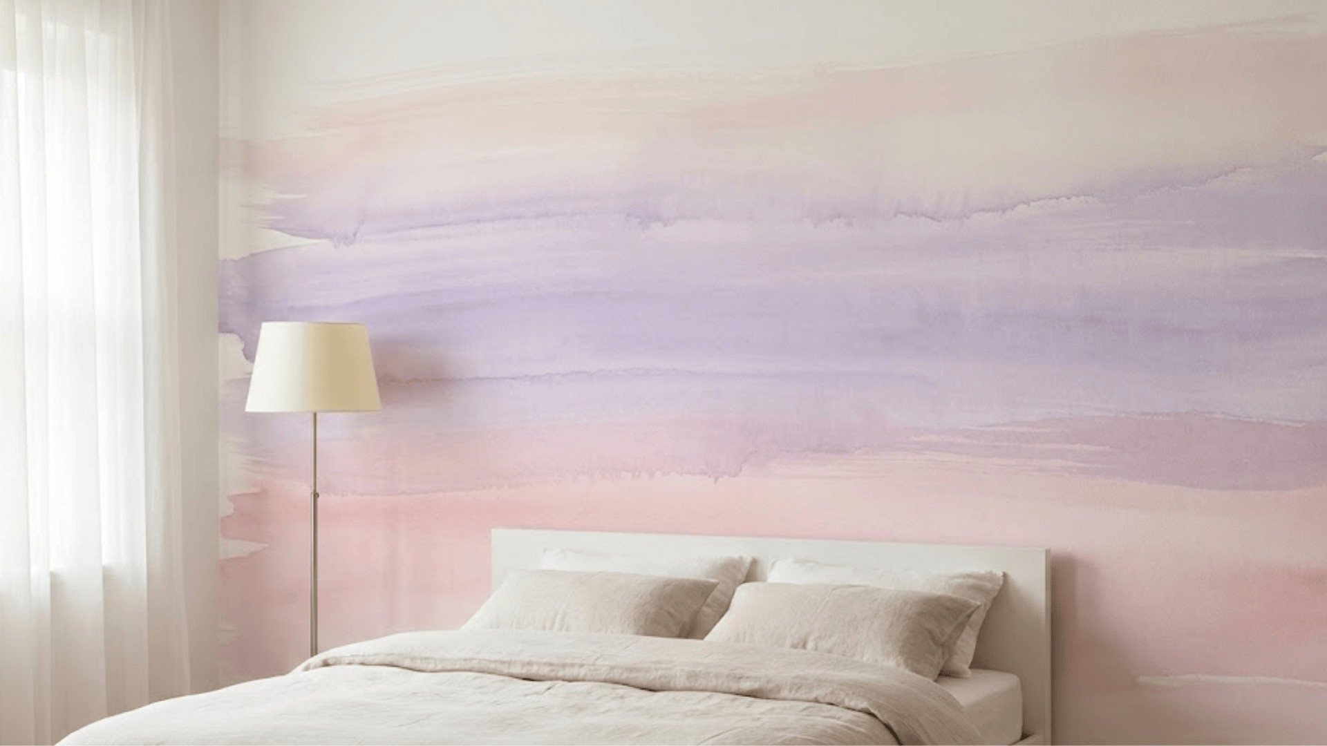 color wash painted wall