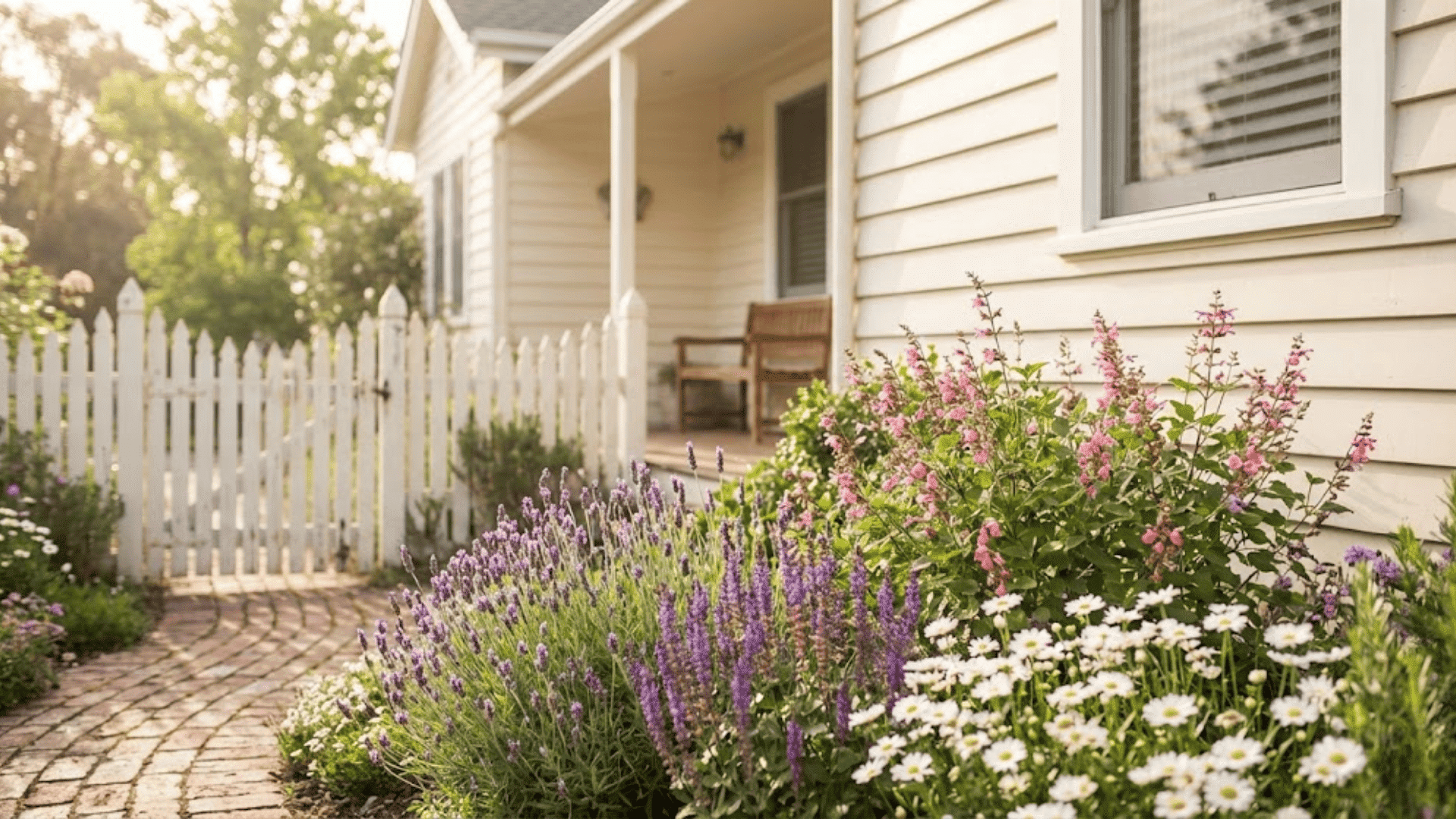 cottage style perennial border (1)