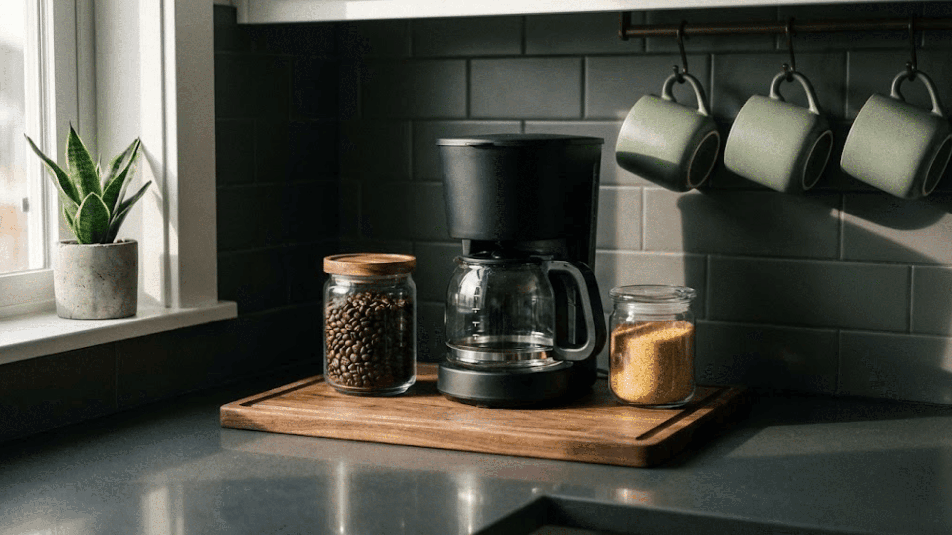 countertop coffee station