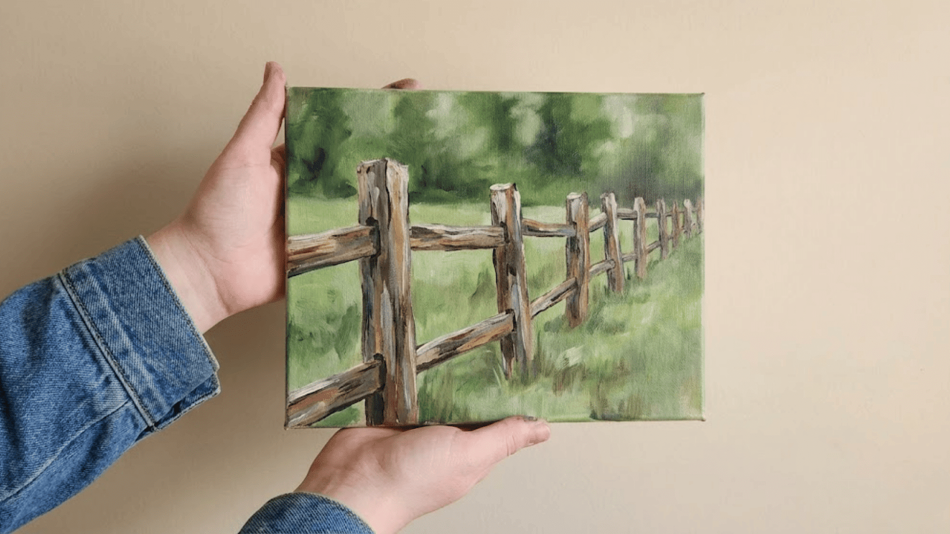 countryside fence line