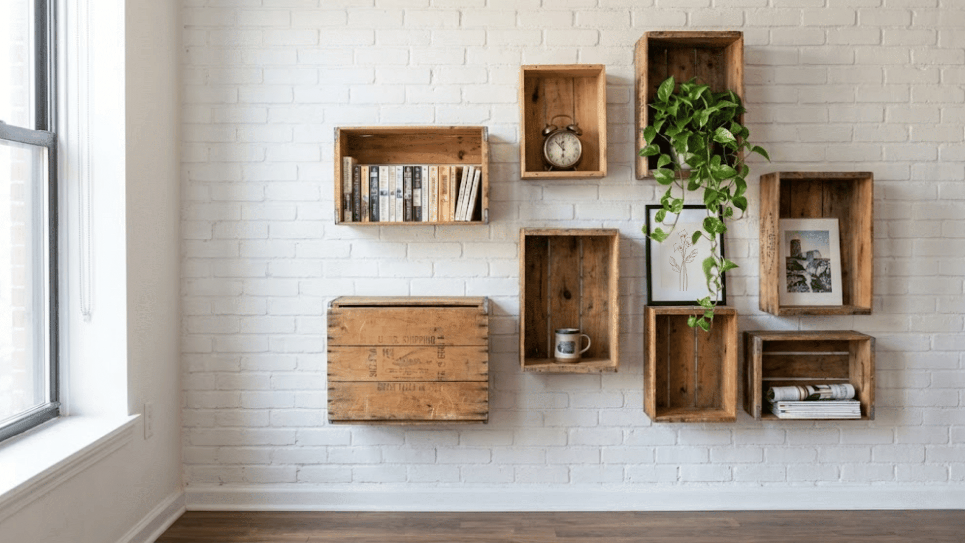 crate or cube bookcases