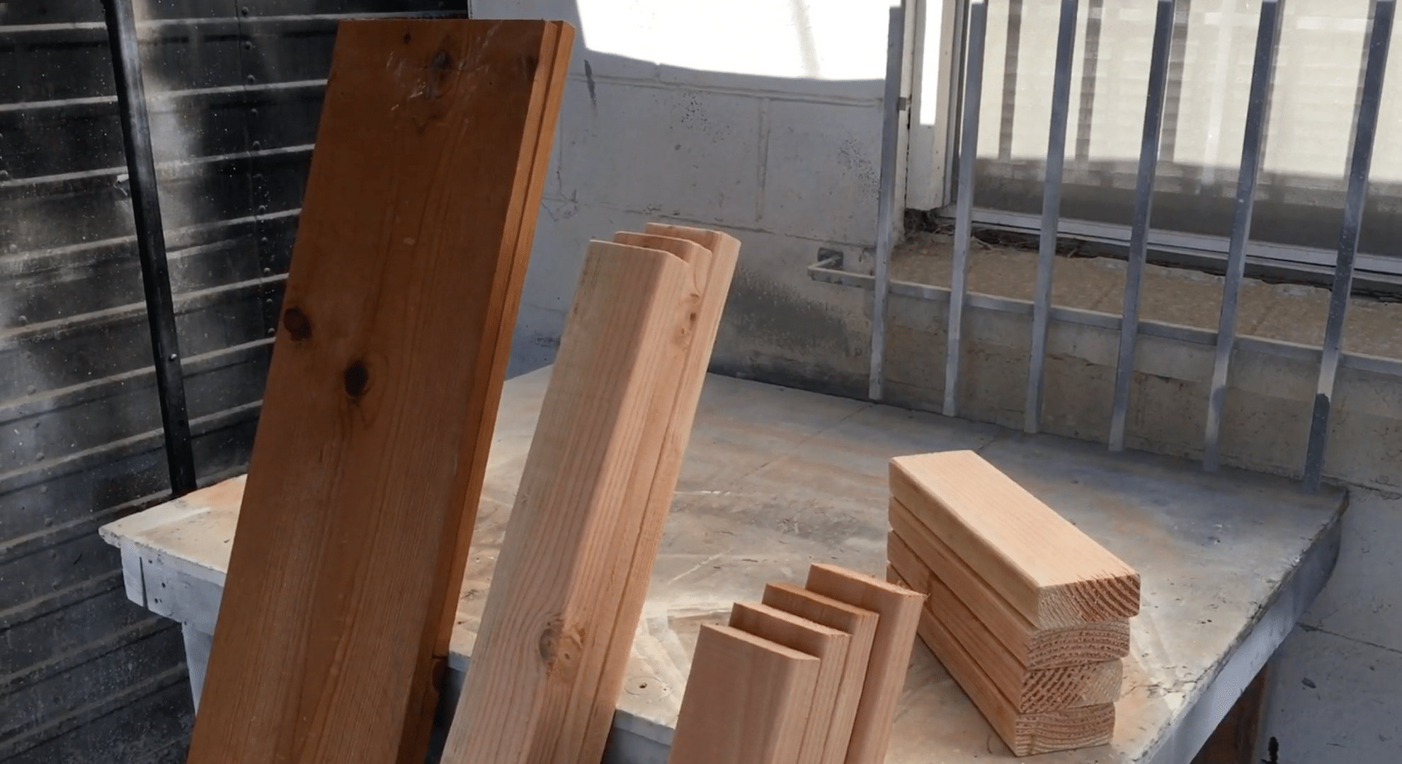 cut all wood pieces to size