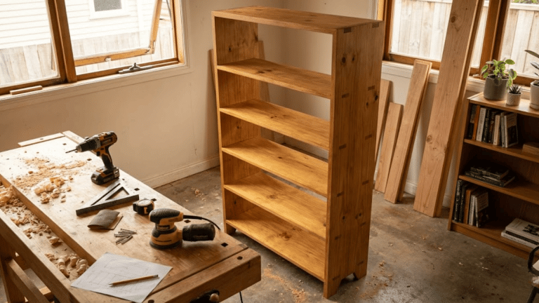 diy bookcase plans for beginners