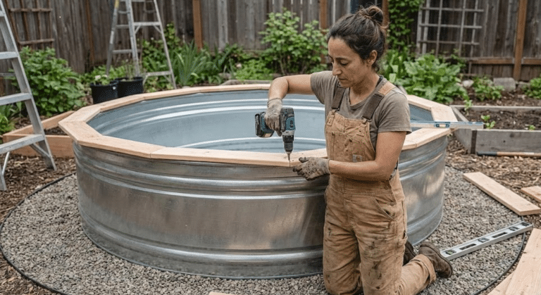 DIY Stock Tank Pool for Any Backyard