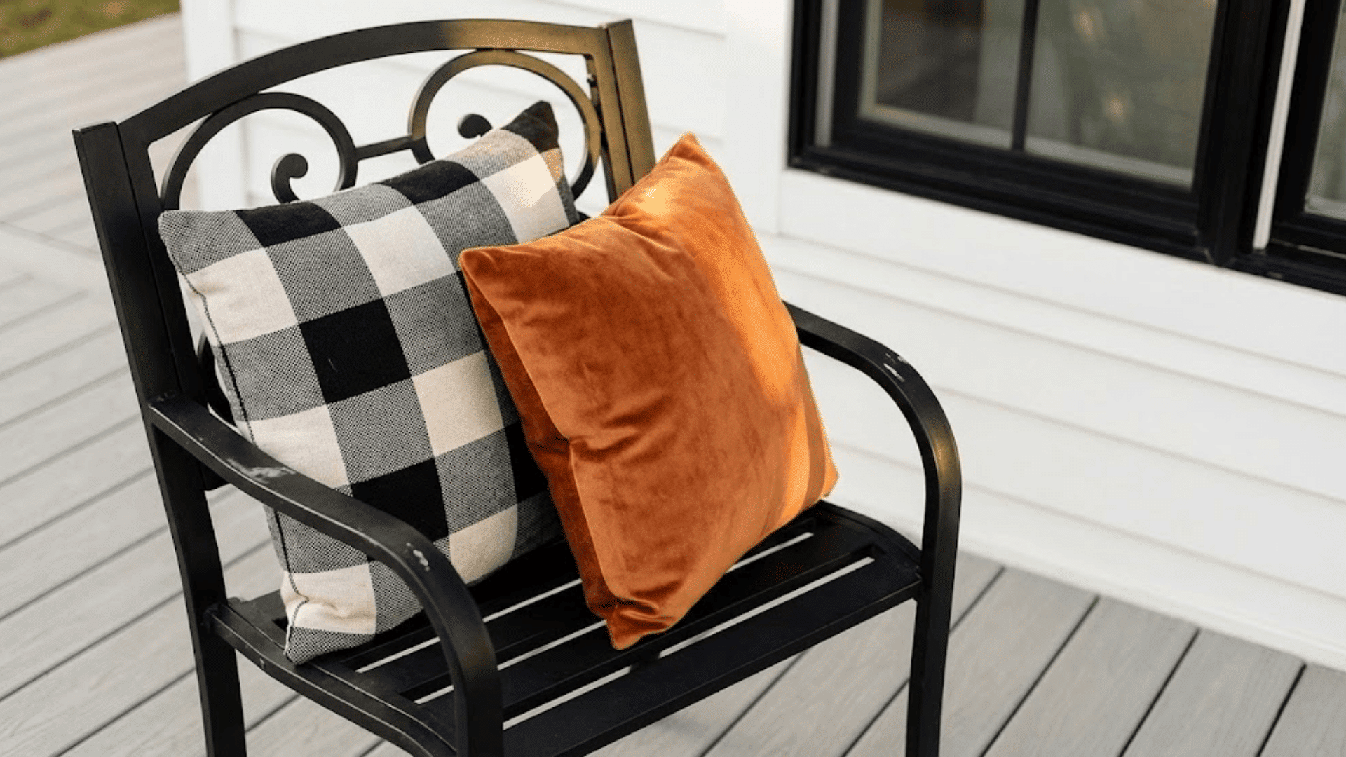 fall throw pillows on chairs