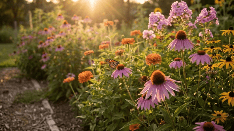 flowers for a butterfly friendly garden