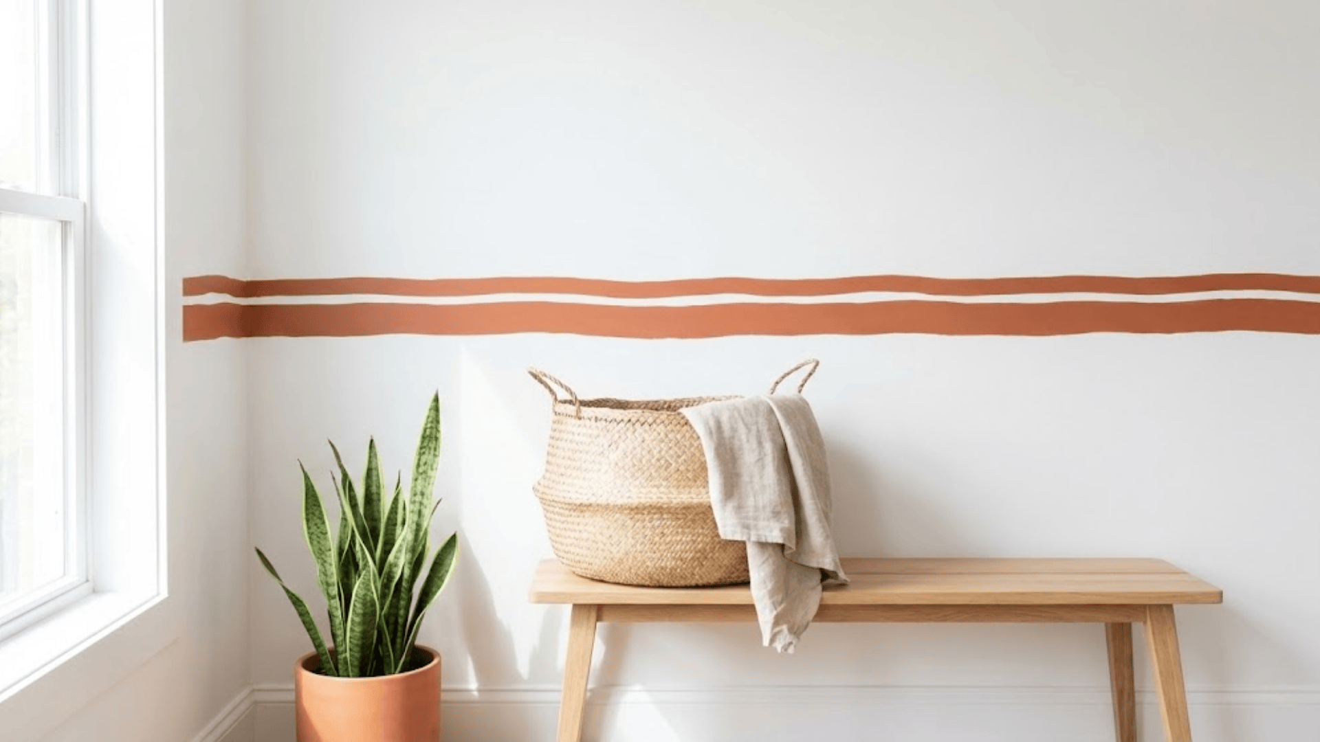 hand painted borders or lines
