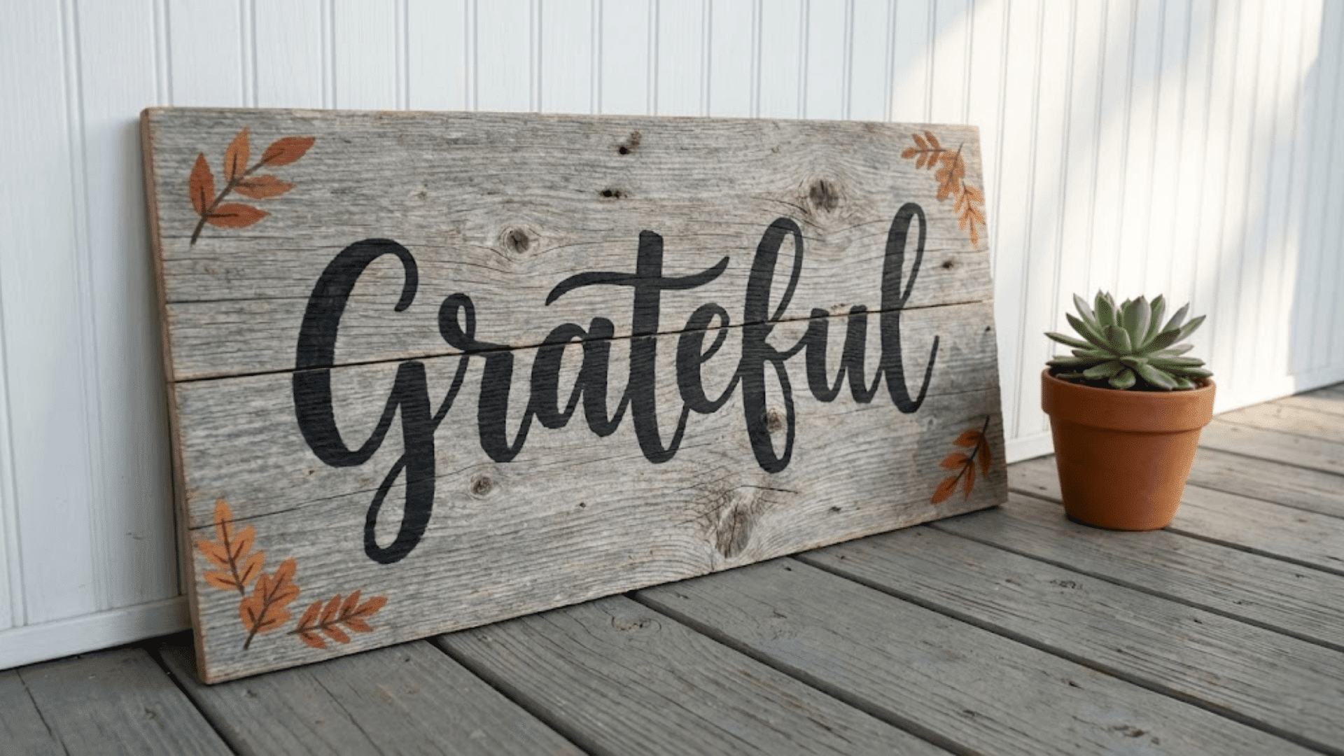 hand painted fall signs or art