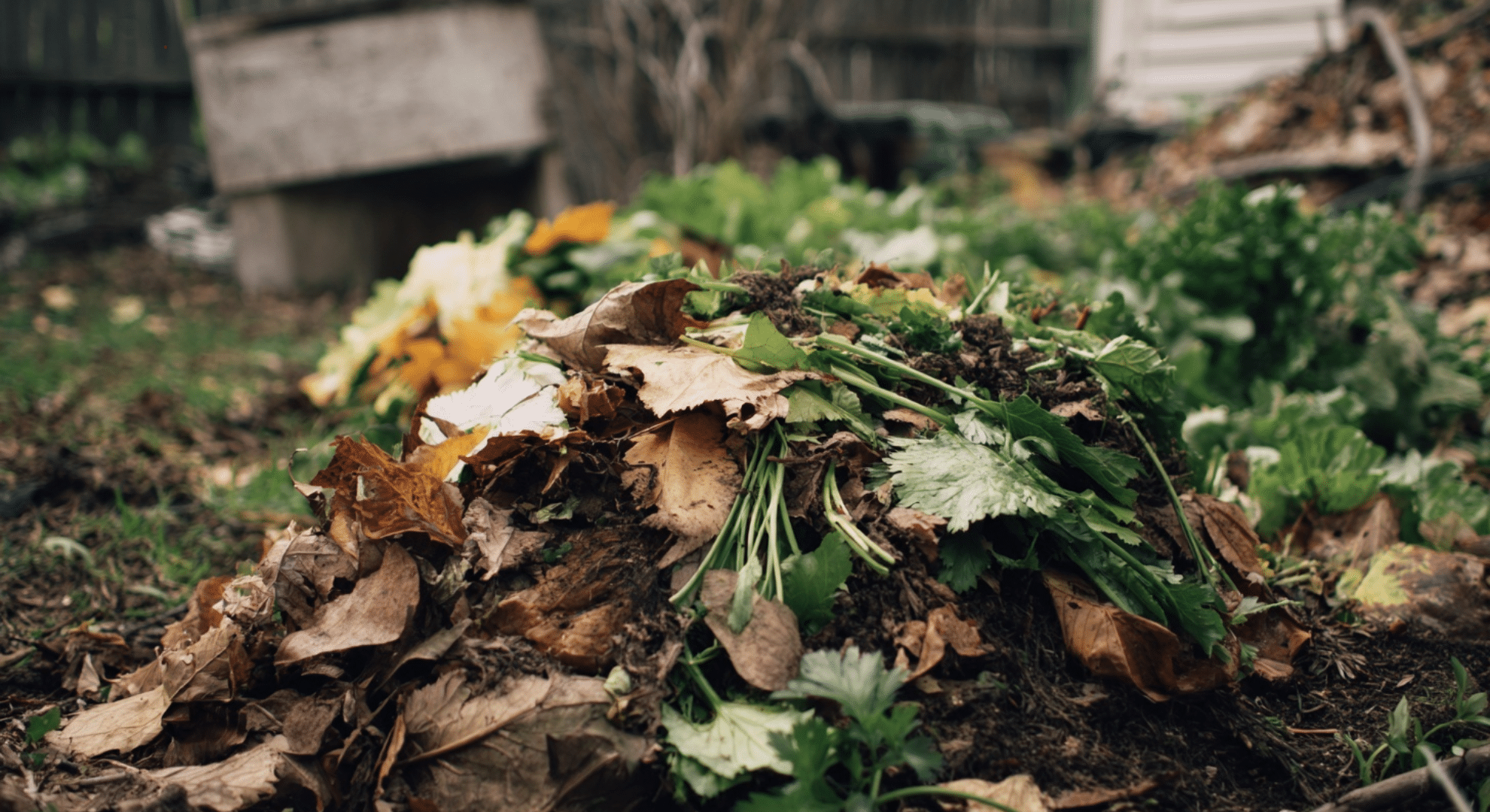 how compost mulch forms naturally