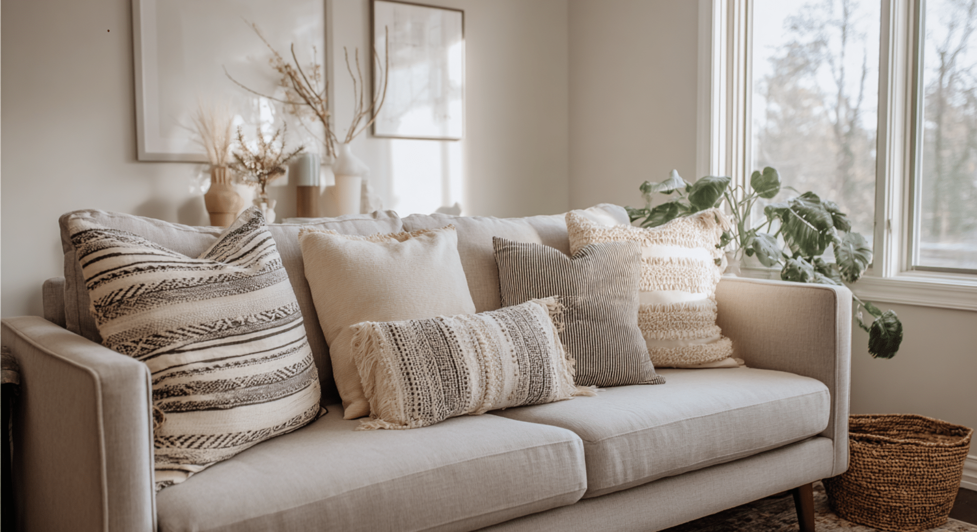 how many pillows on a couch looks best