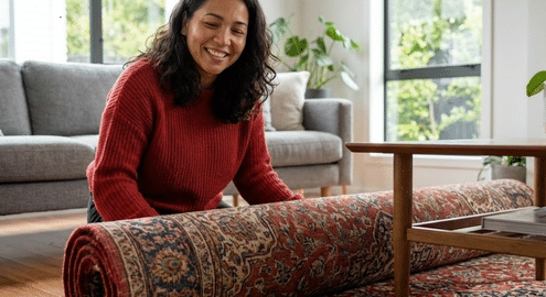 how to layer rugs without the guesswork