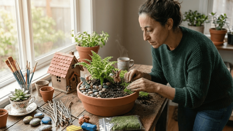 how to make a fairy garden step by step diy guide