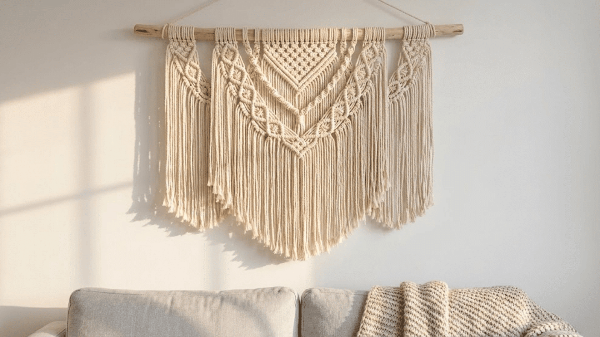 macramé wall hanging