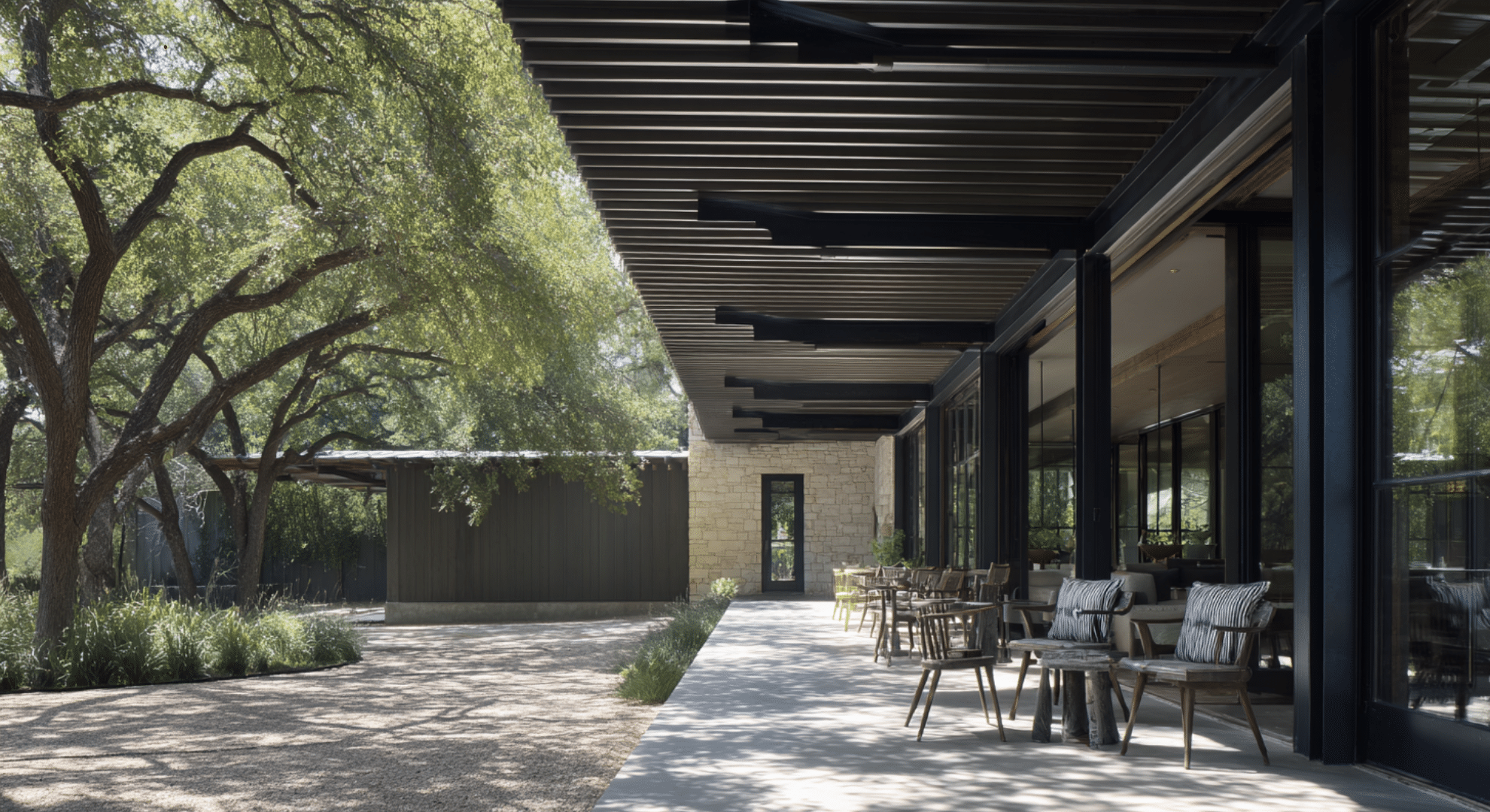 metal roof porch