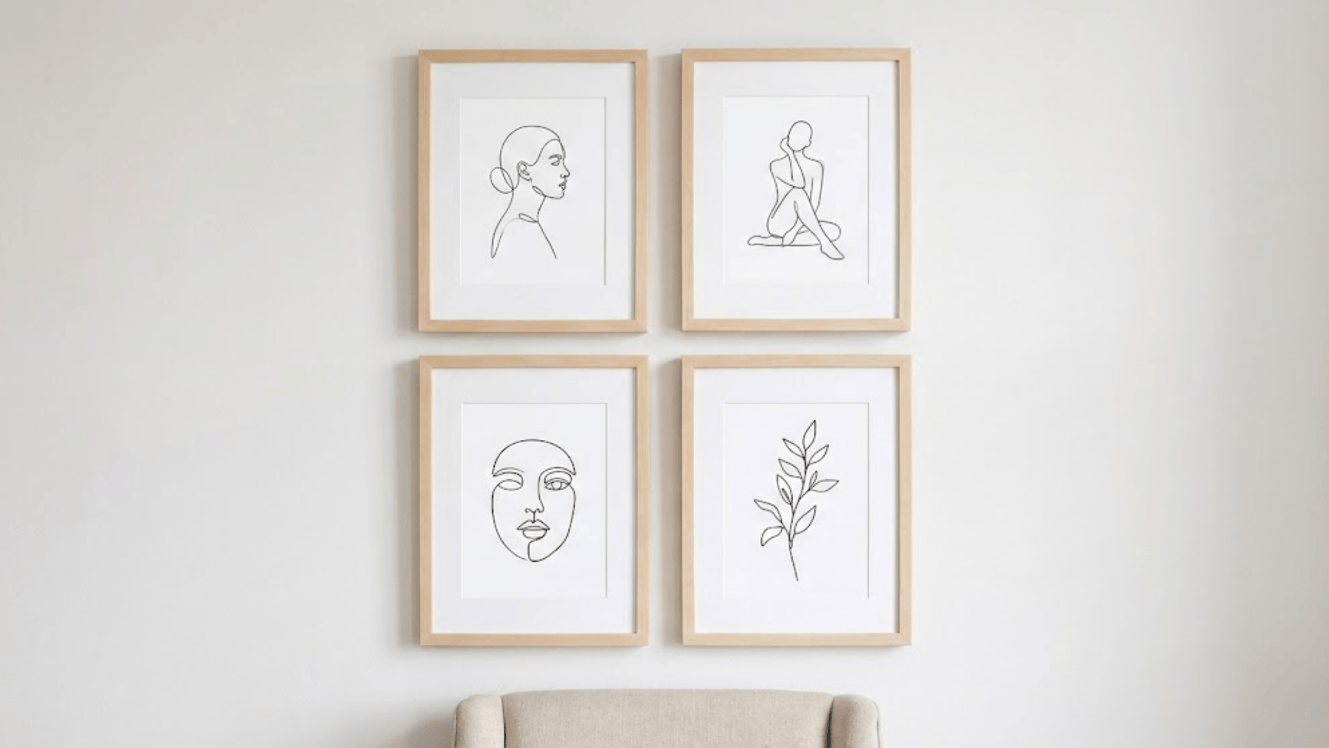 minimalist line art prints