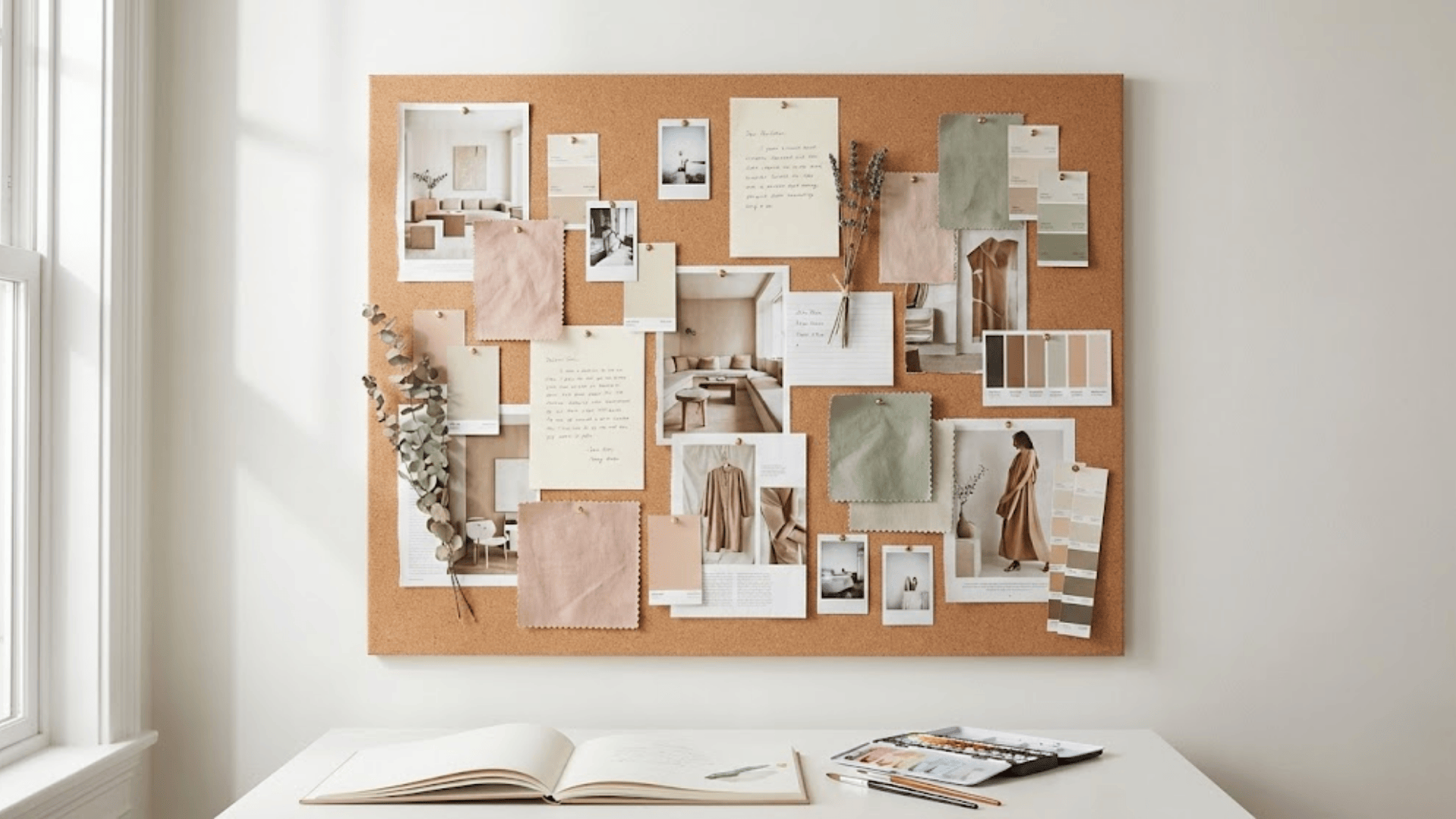 mood board wall