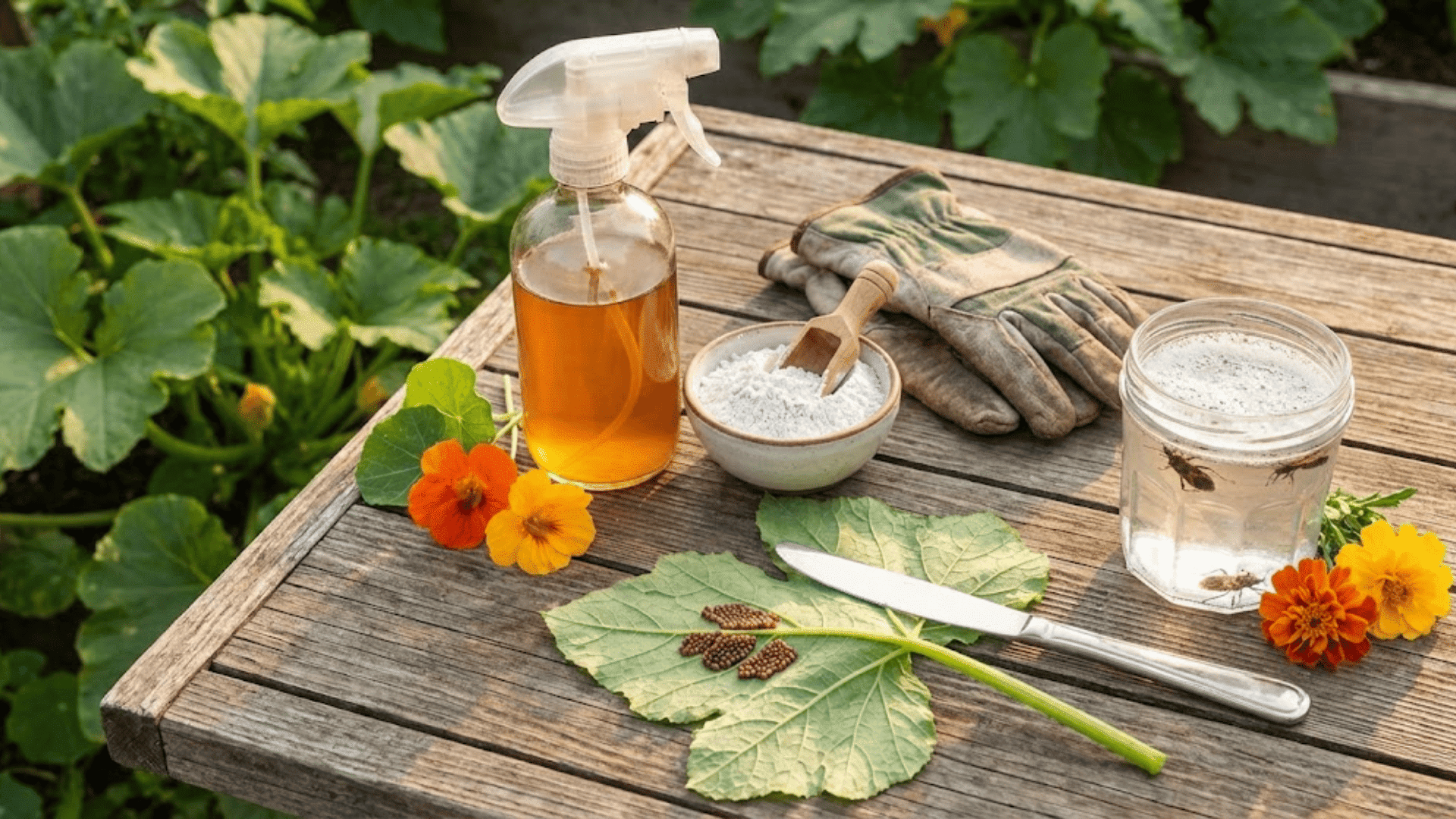 natural organic ways to kill squash bugs