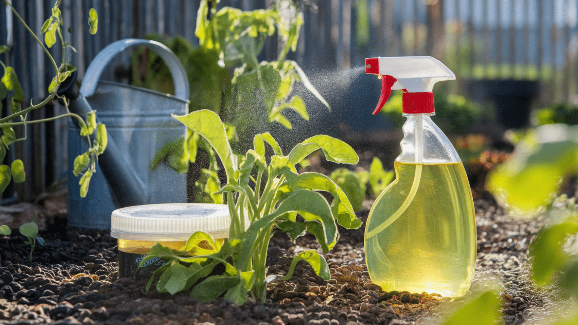 neem oil garden spray
