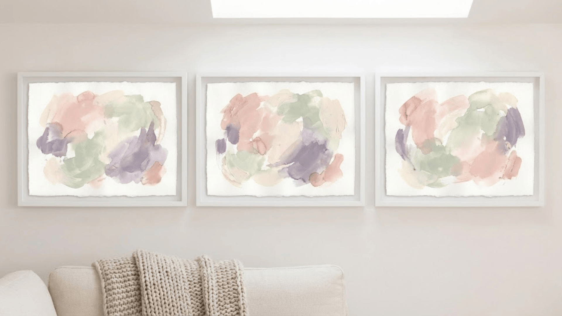 painted paper abstract art