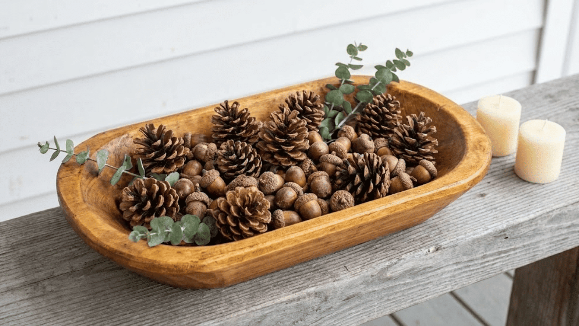 pinecone or acorn bowls