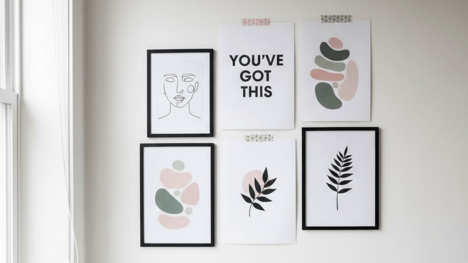 printed aesthetic posters from templates