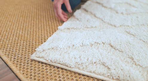 put thick rugs on top