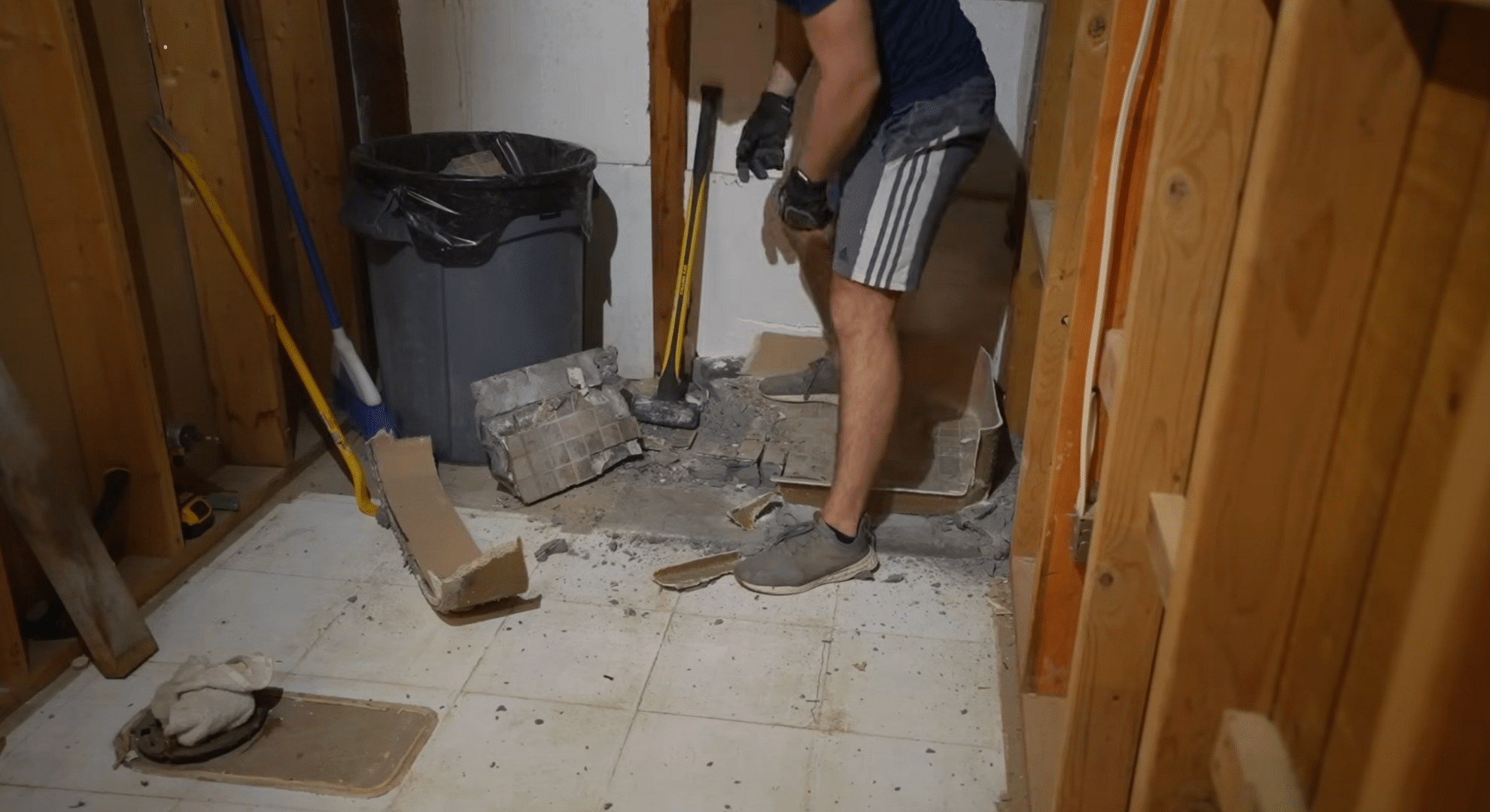 remove the old materials