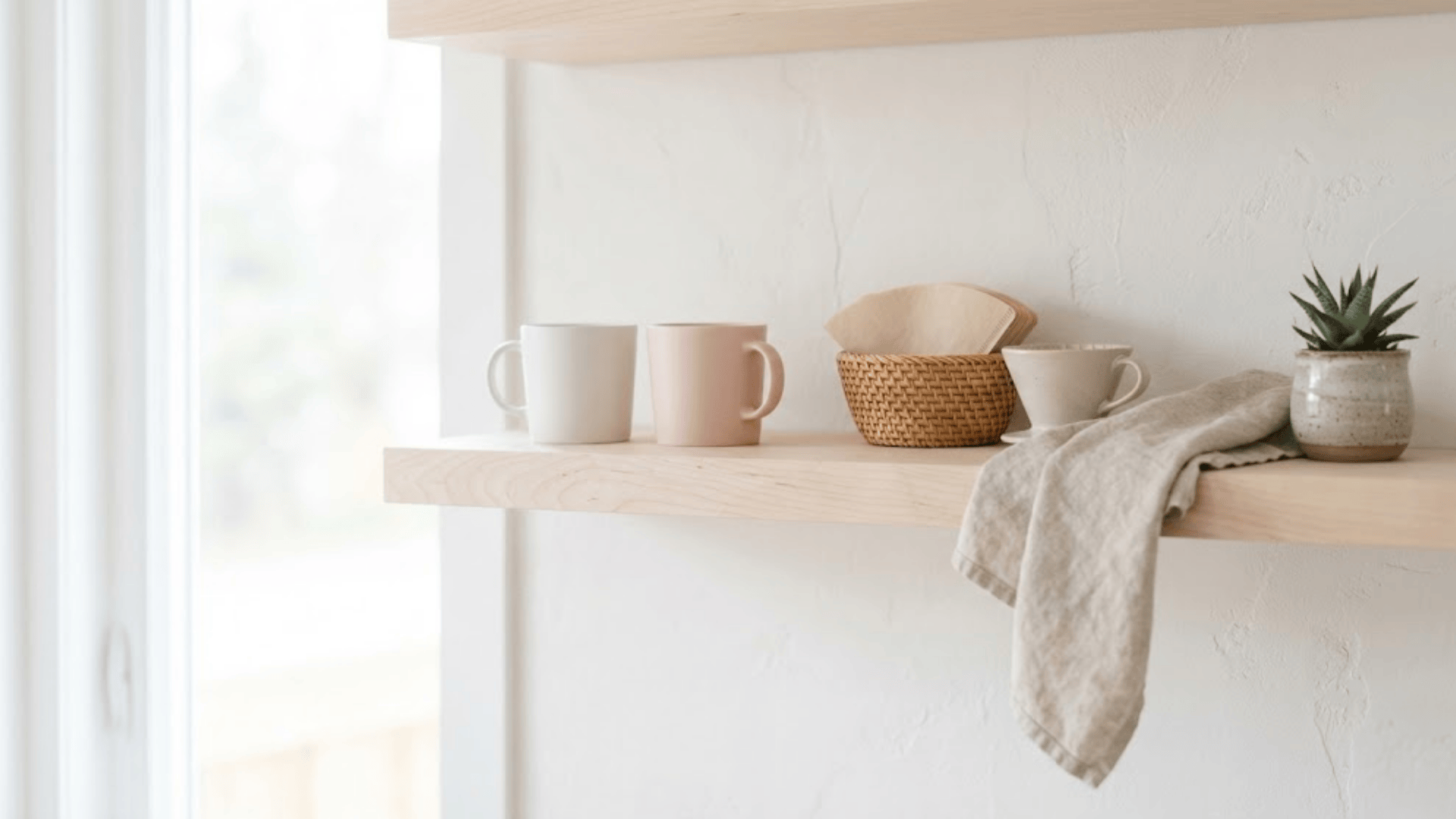 scandinavian style coffee corner