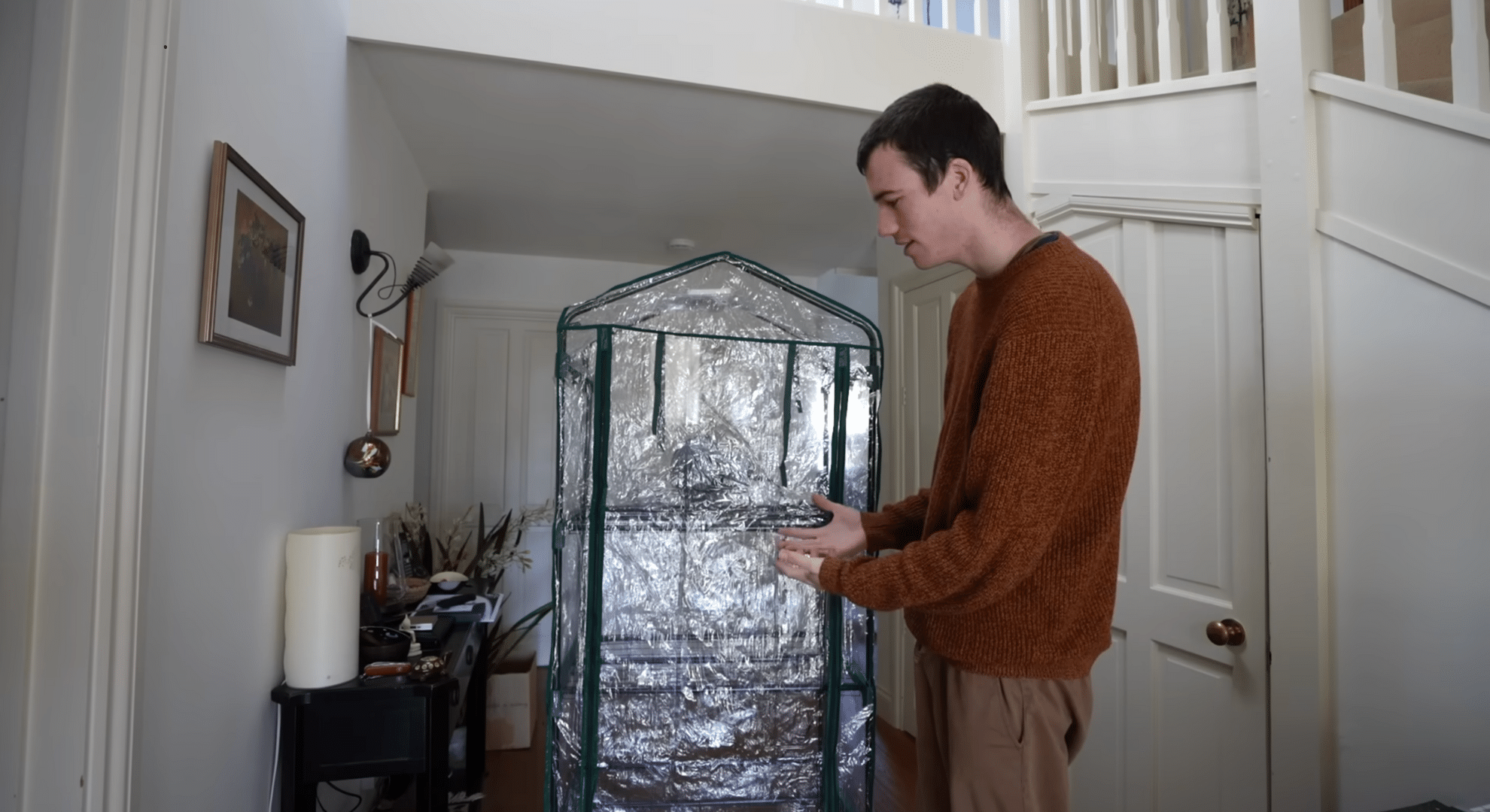 set up the fruiting area