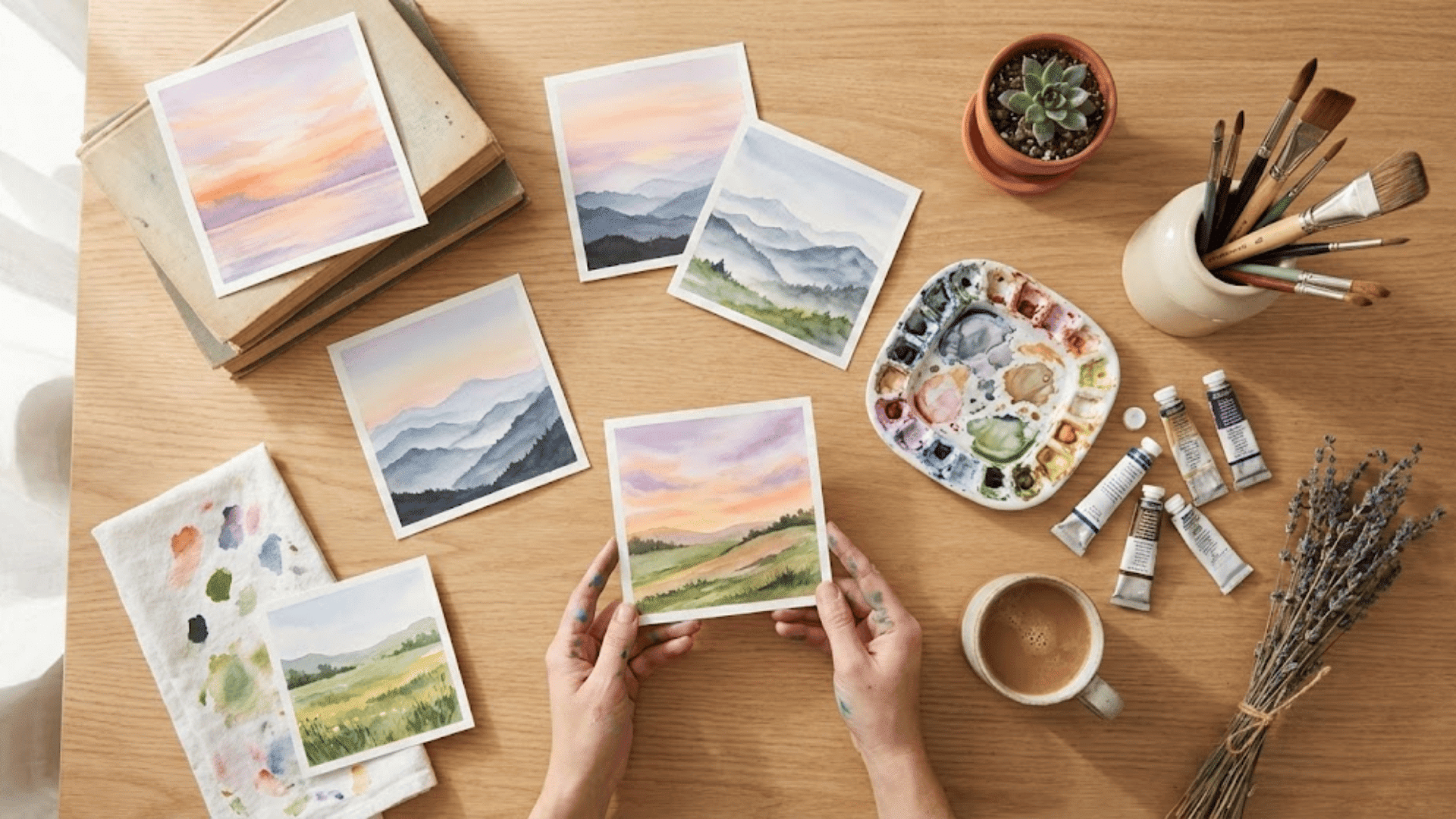 simple landscapes anyone can paint beginner guide