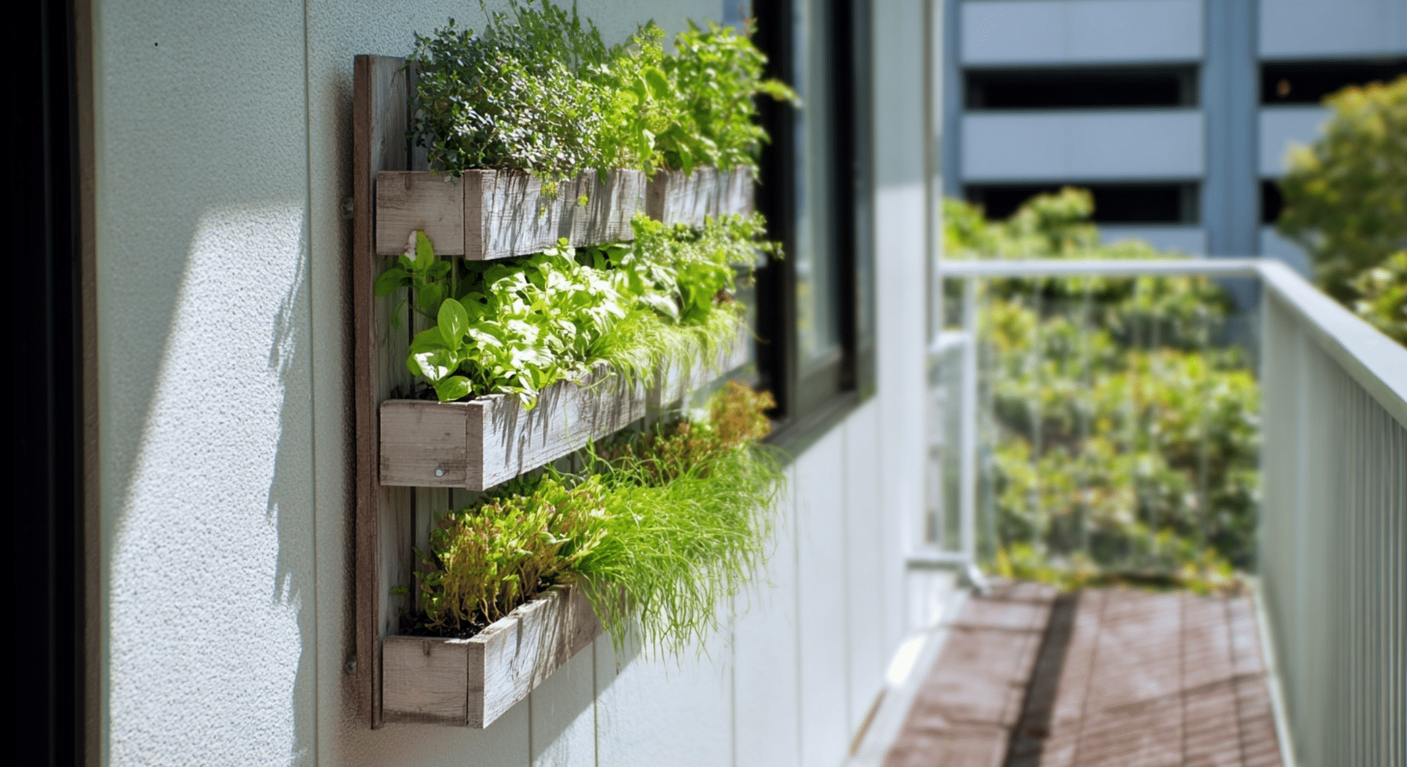 slim pallet garden for tight spaces