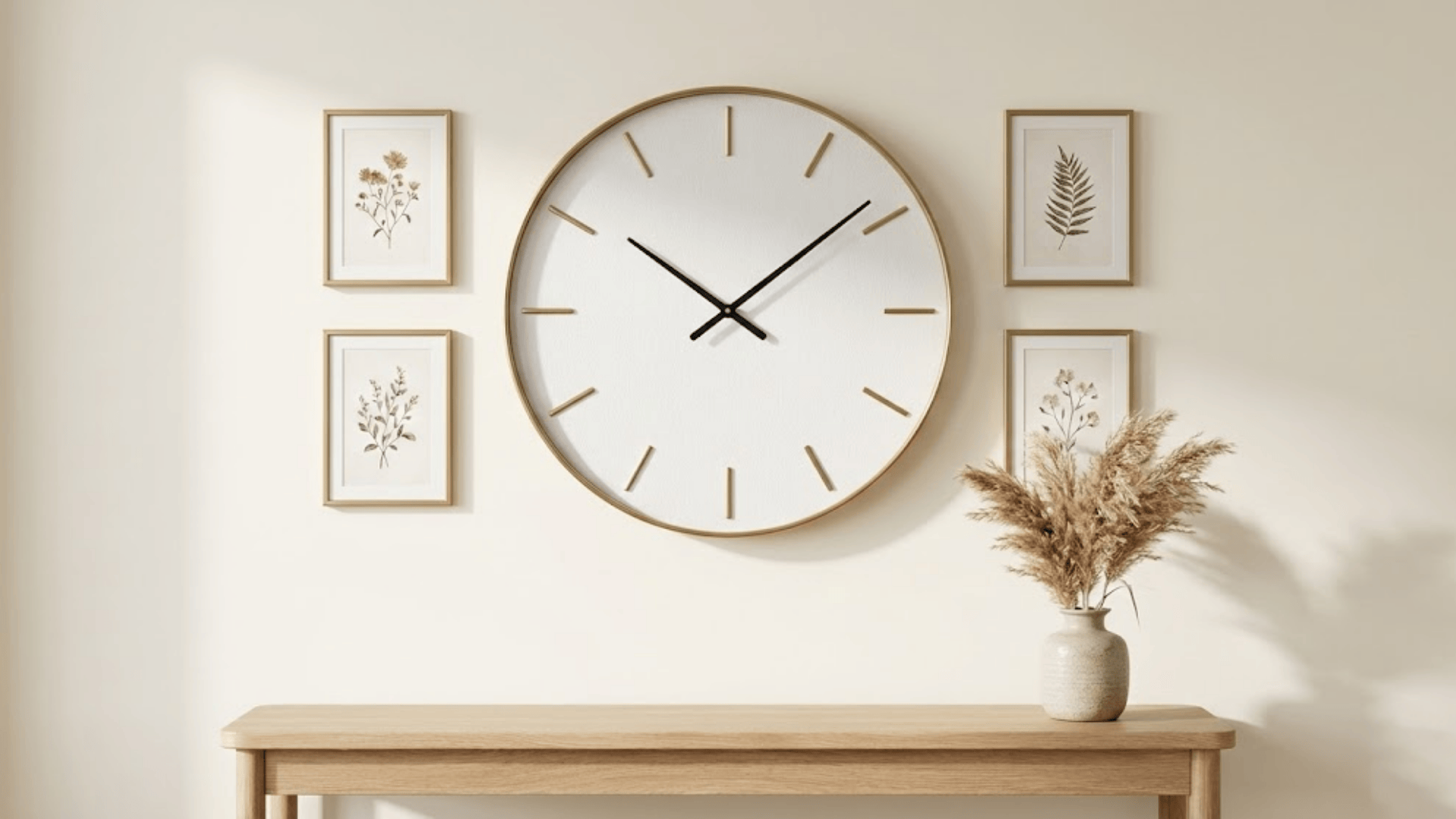 statement clock wall decor