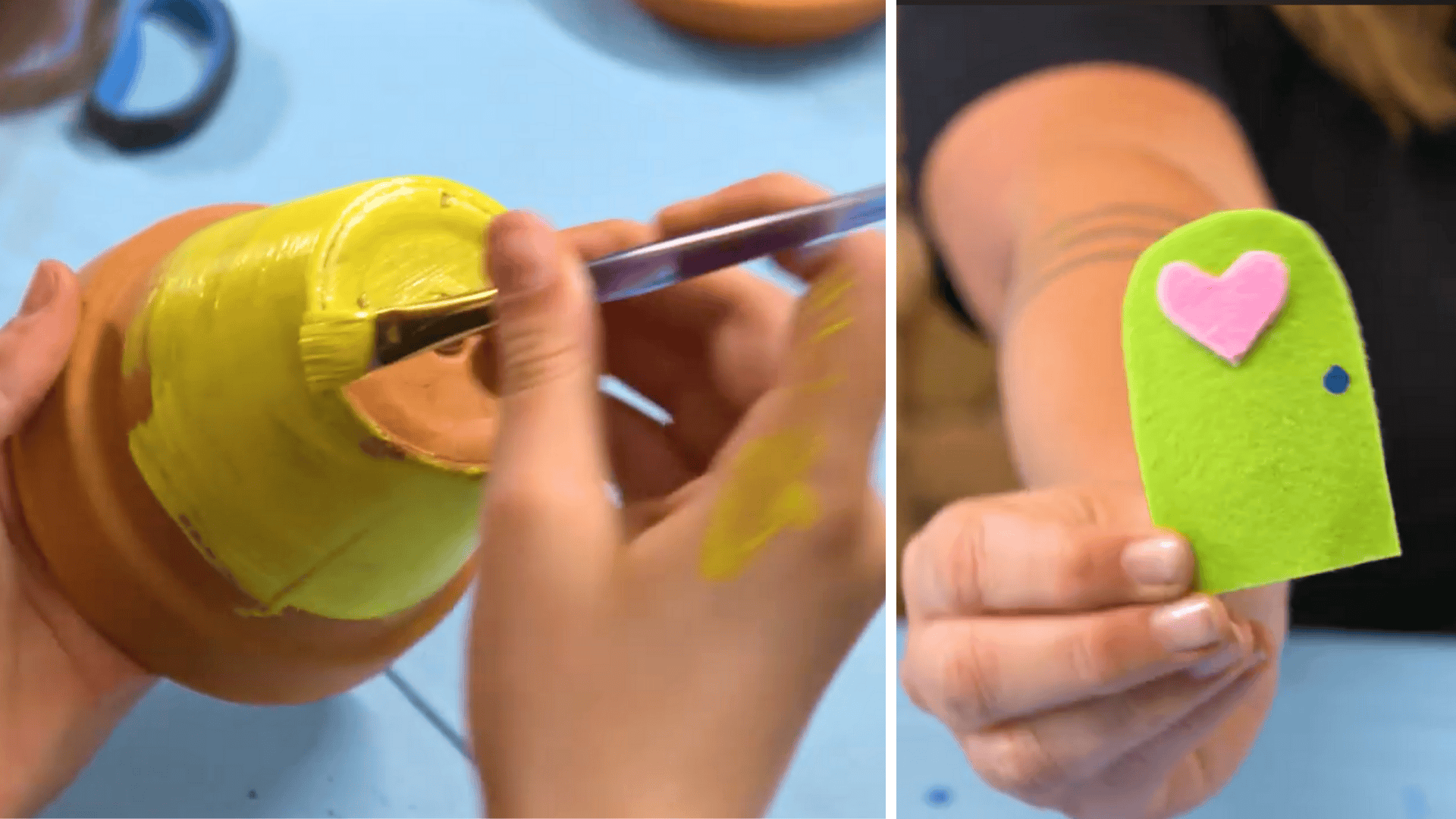 step 1 paint and decorate your fairy houses