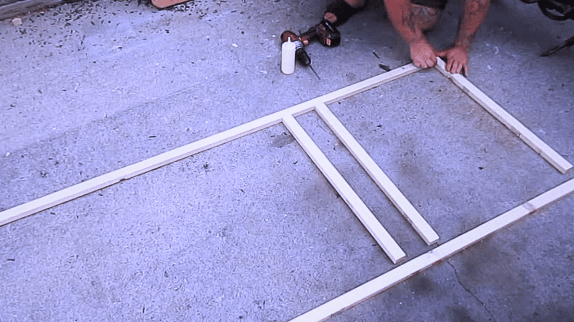 step-2 assemble the door frame