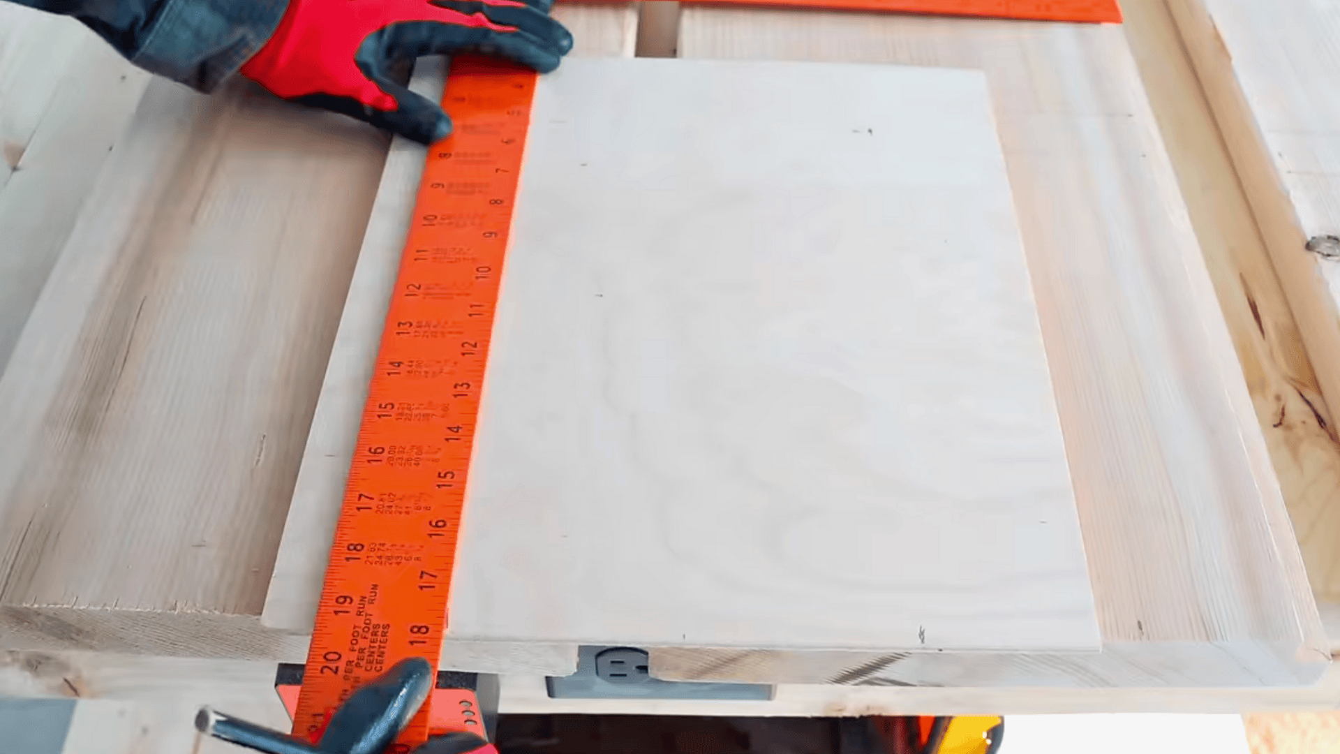 step 2 route grooves for shelves and backing