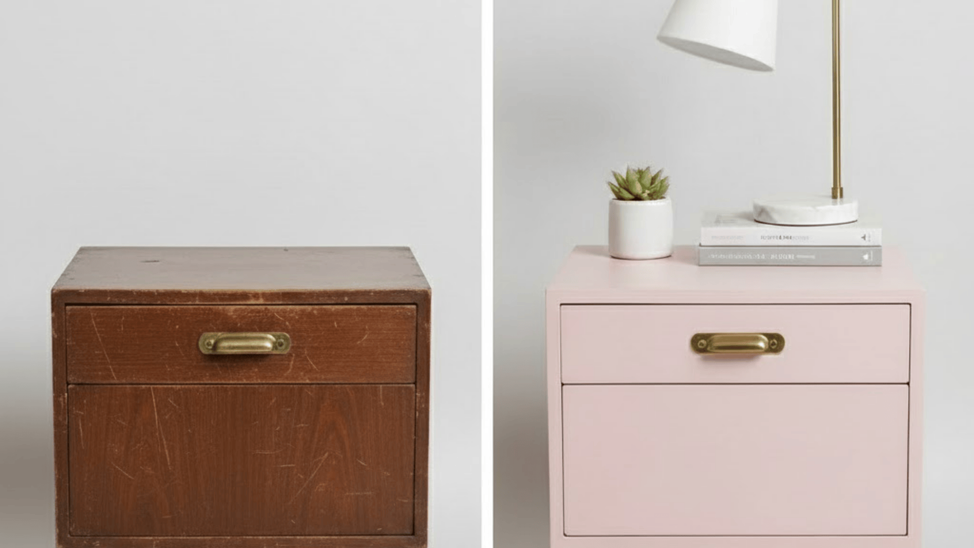 thrifted décor makeover with spray paint