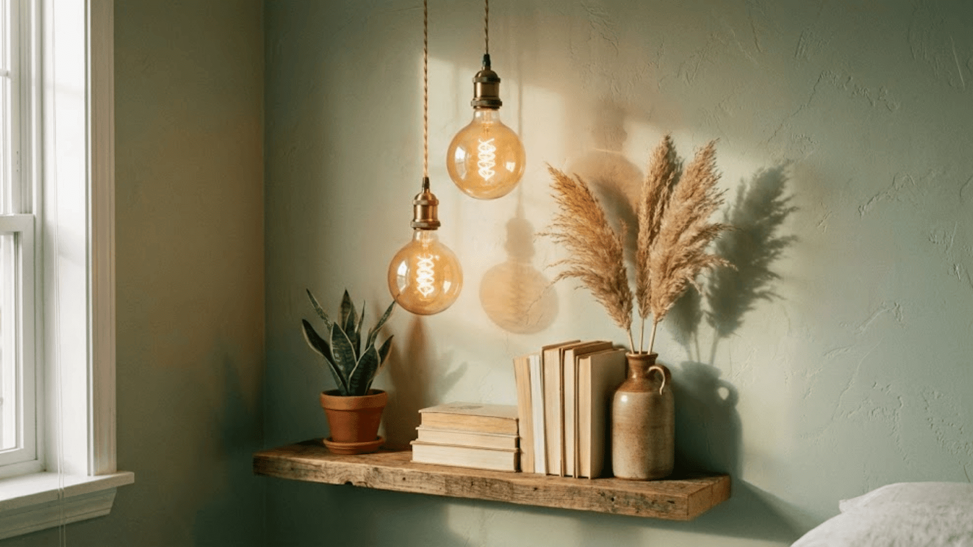 warm toned edison bulb lamps