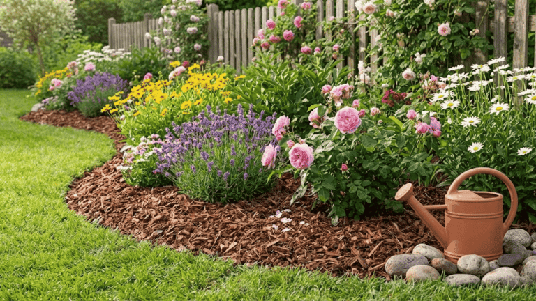 best mulch for flower beds