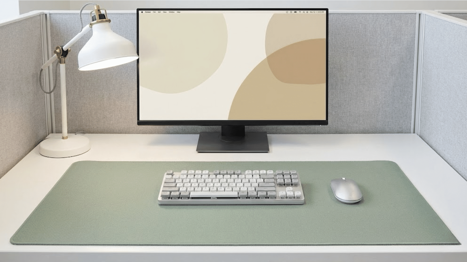 coordinated mouse pad and keyboard mat